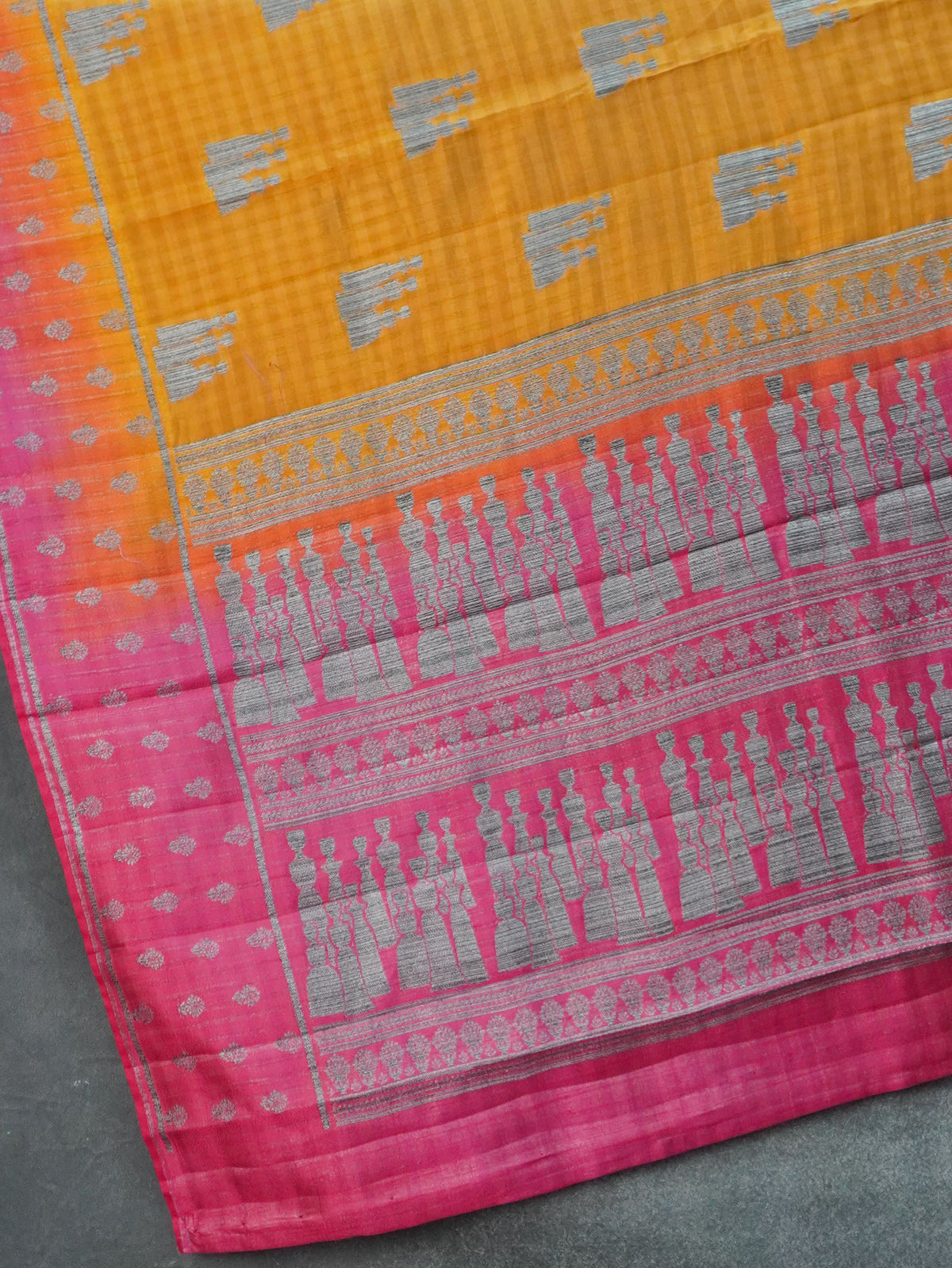 Semi Tussar Silk Saree | TTDS3408