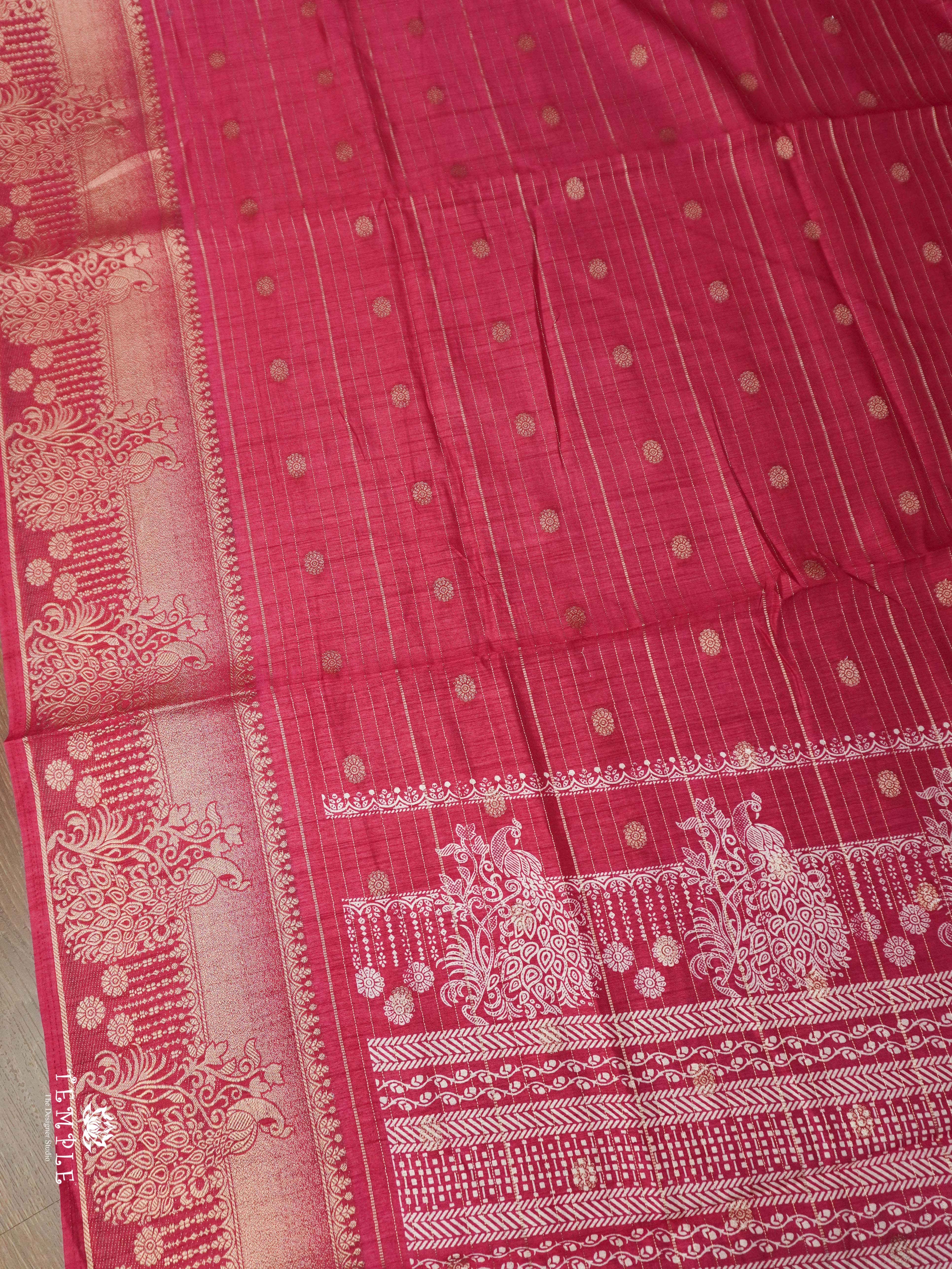 Semi Tussar Silk Saree | TTDS2036