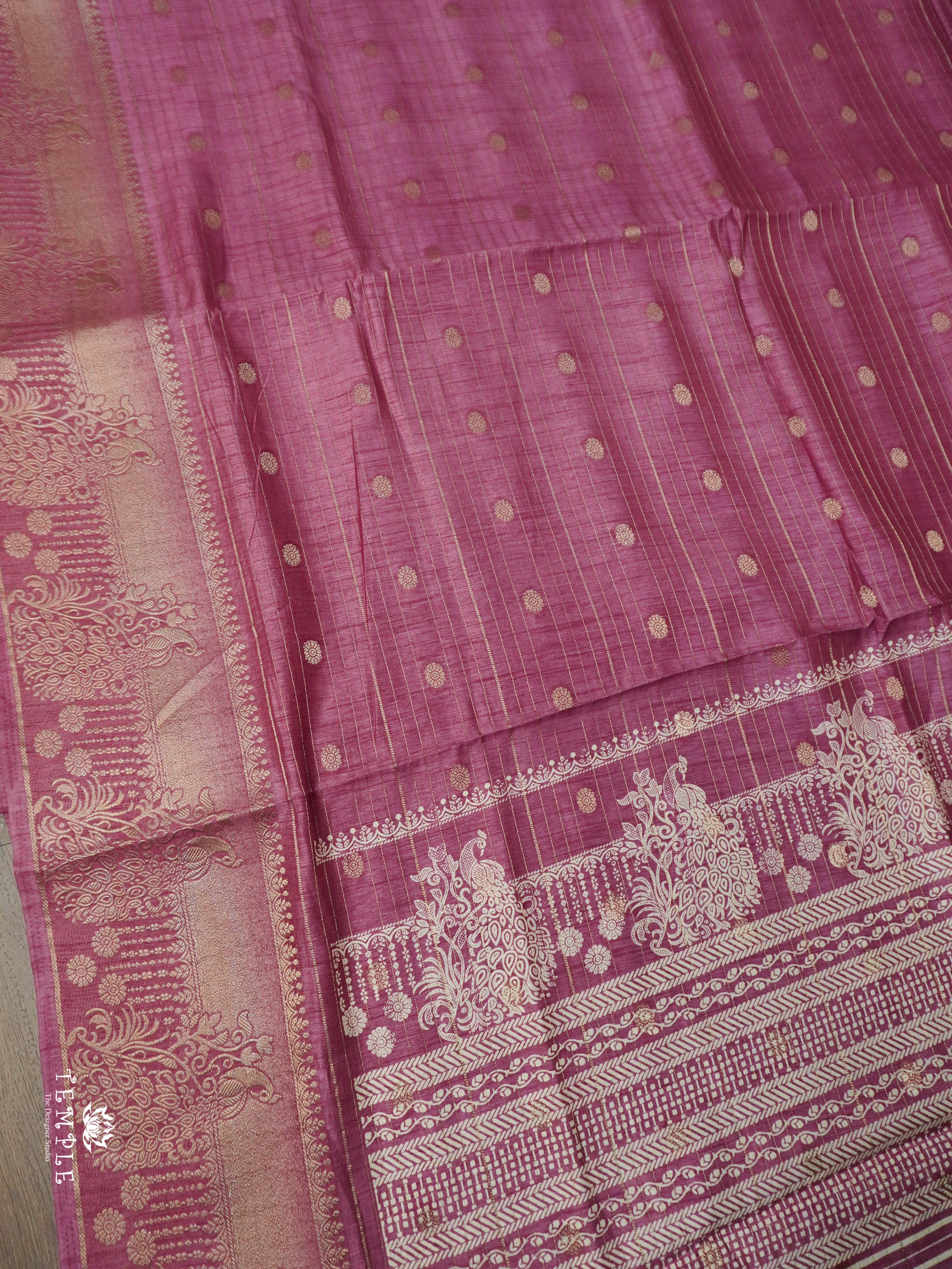 Semi Tussar Silk Saree | TTDS2036