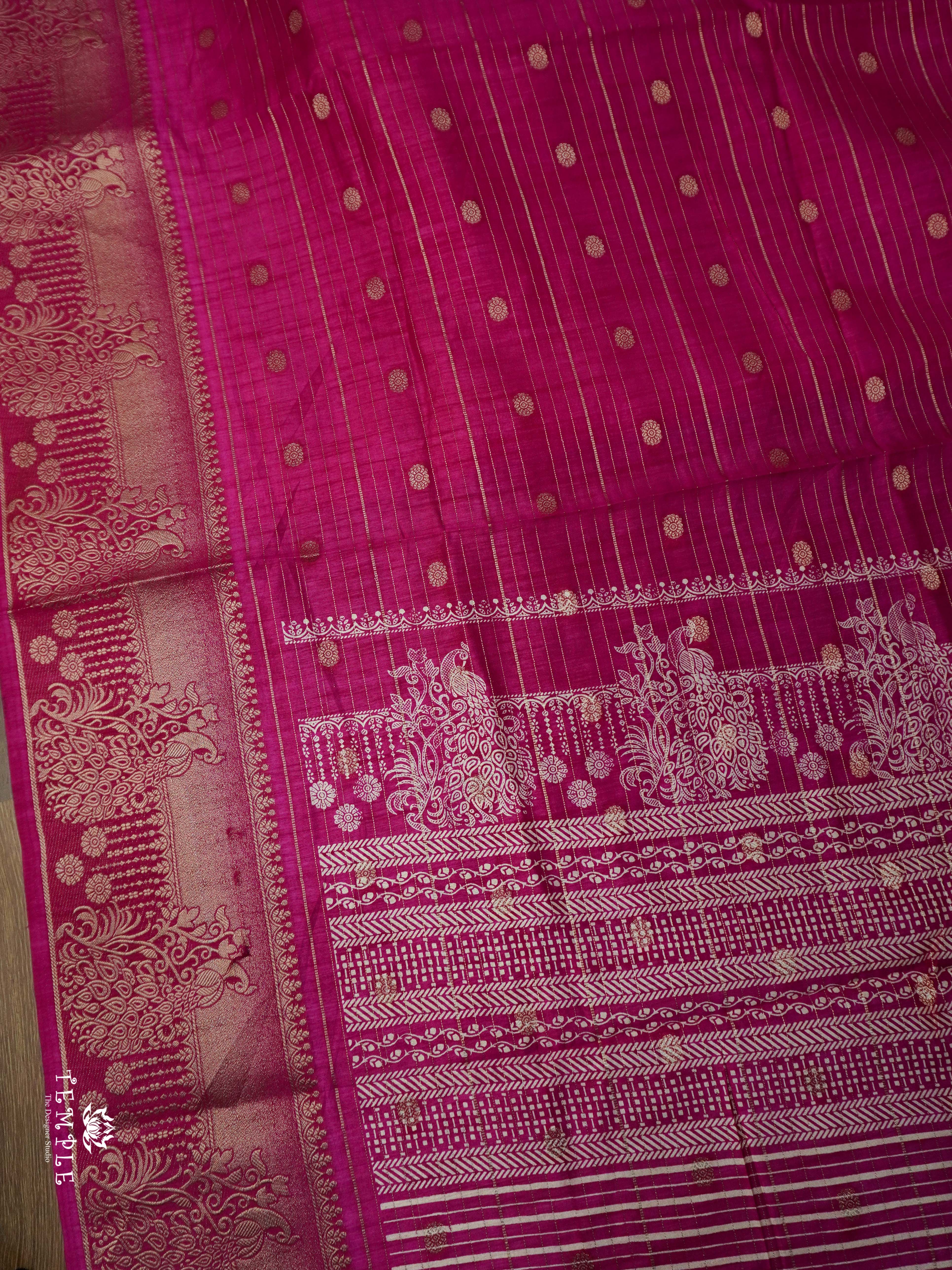 Semi Tussar Silk Saree | TTDS2036