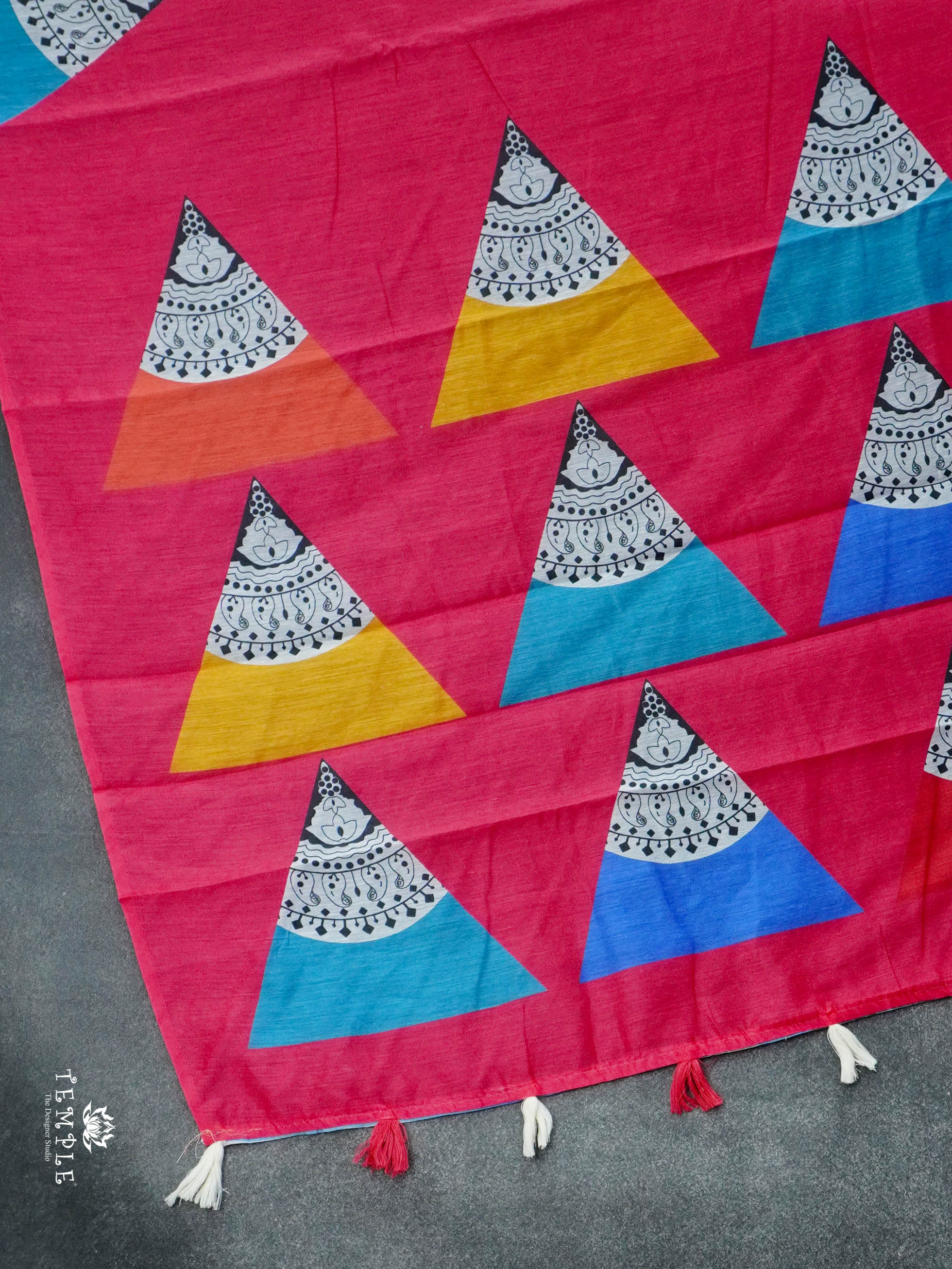 Printed Chanderi Cotton Saree | TTDS2985