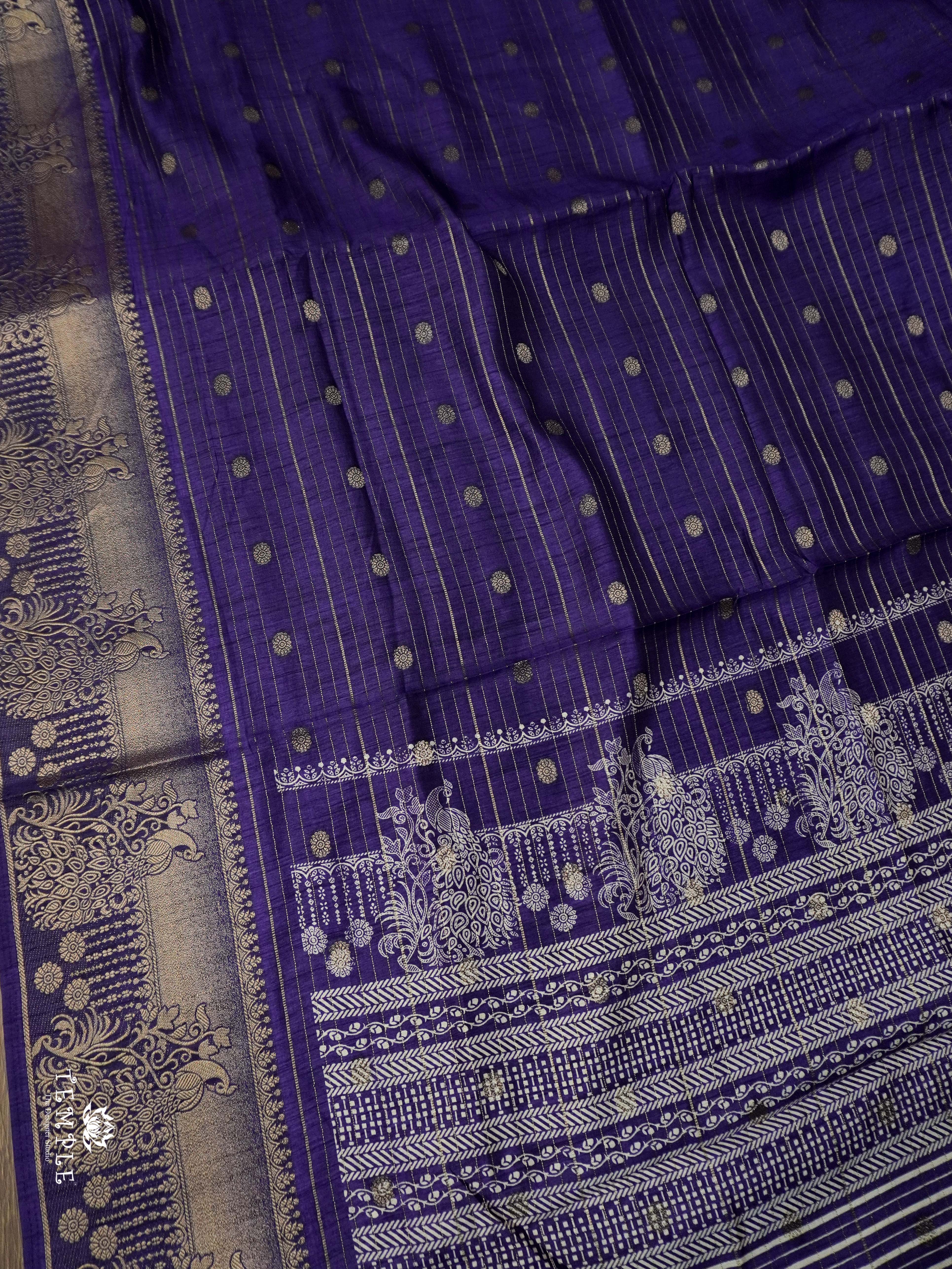 Semi Tussar Silk Saree | TTDS2036