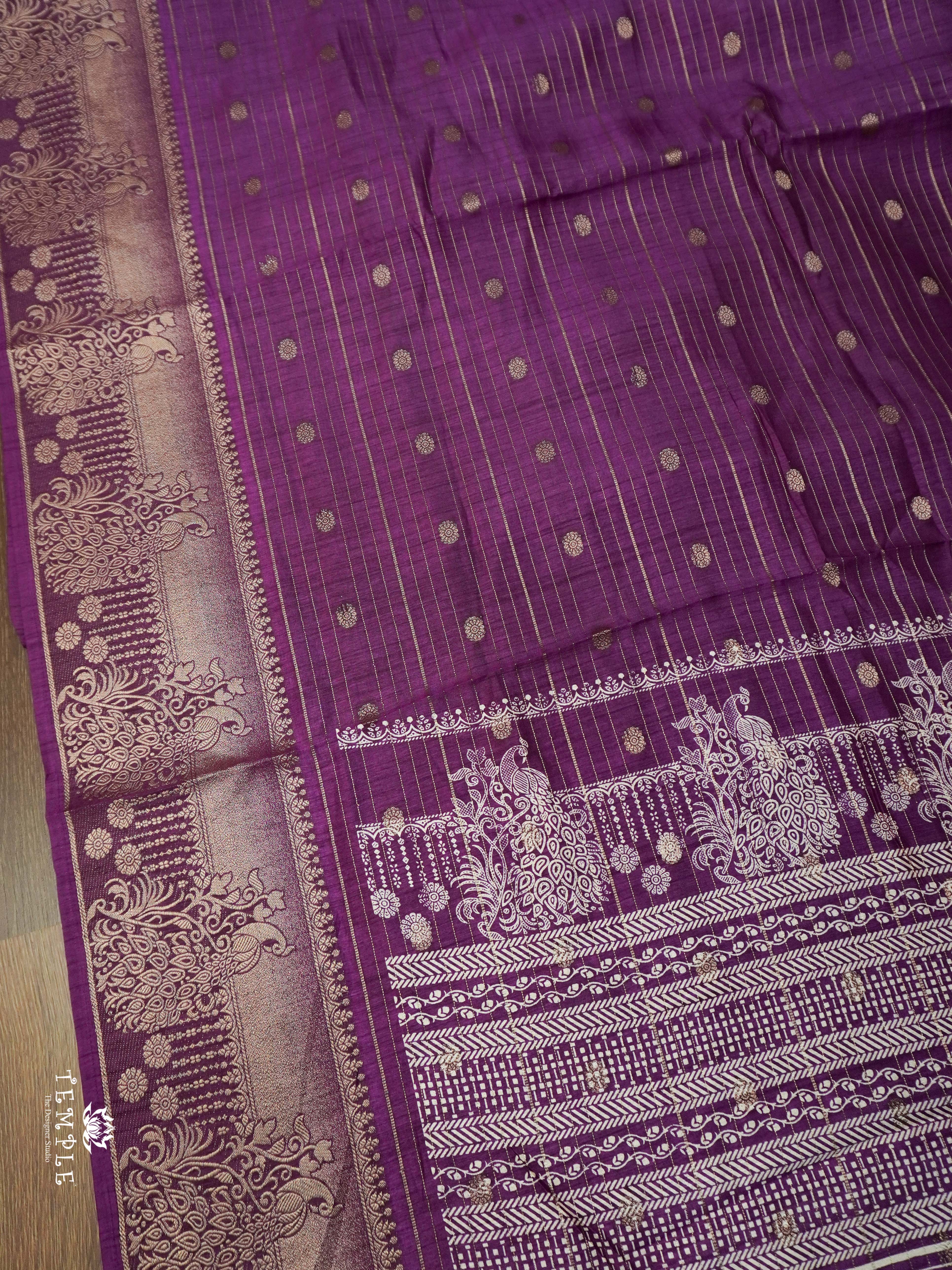 Semi Tussar Silk Saree | TTDS2036
