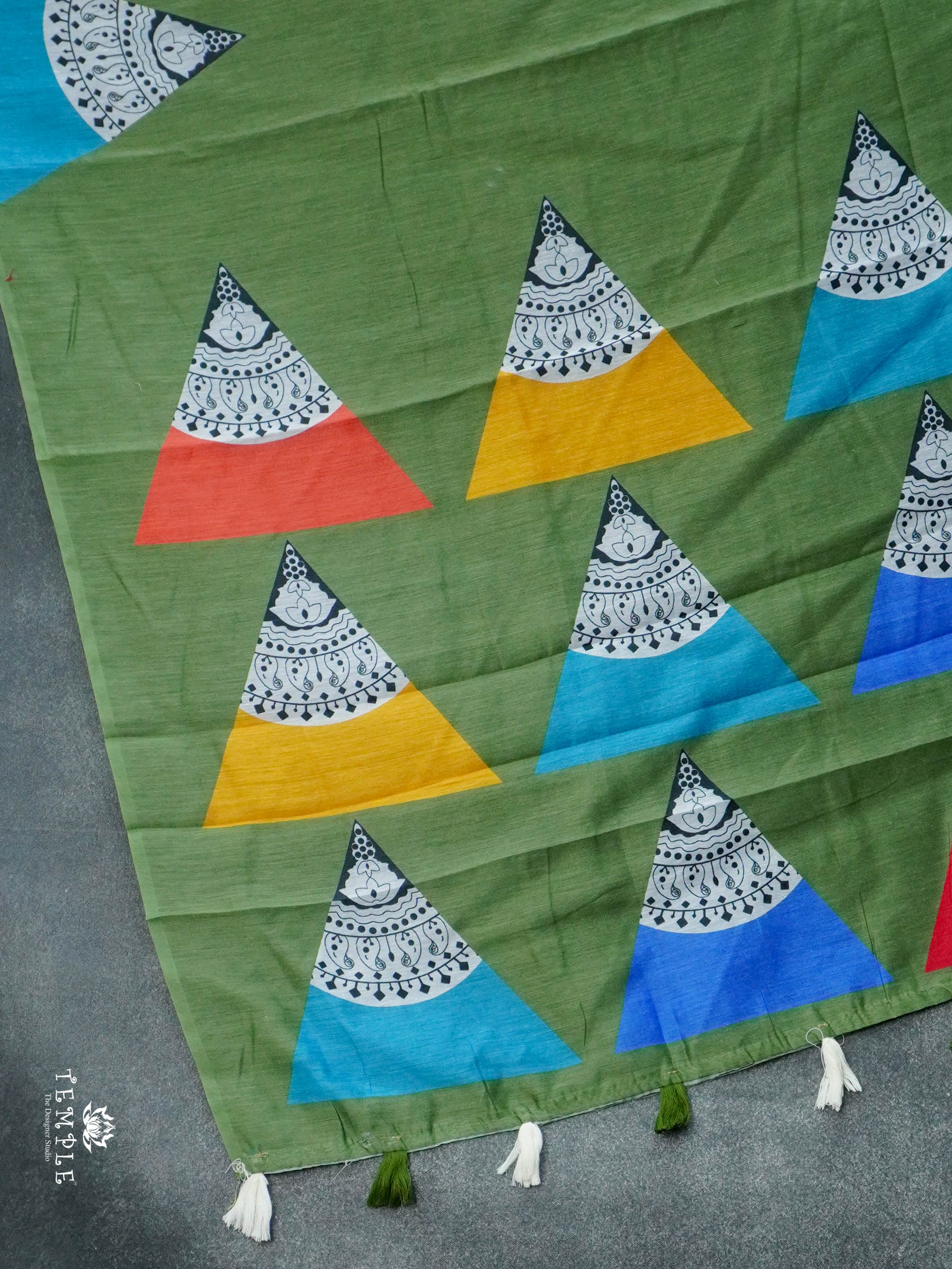 Printed Chanderi Cotton Saree | TTDS2985