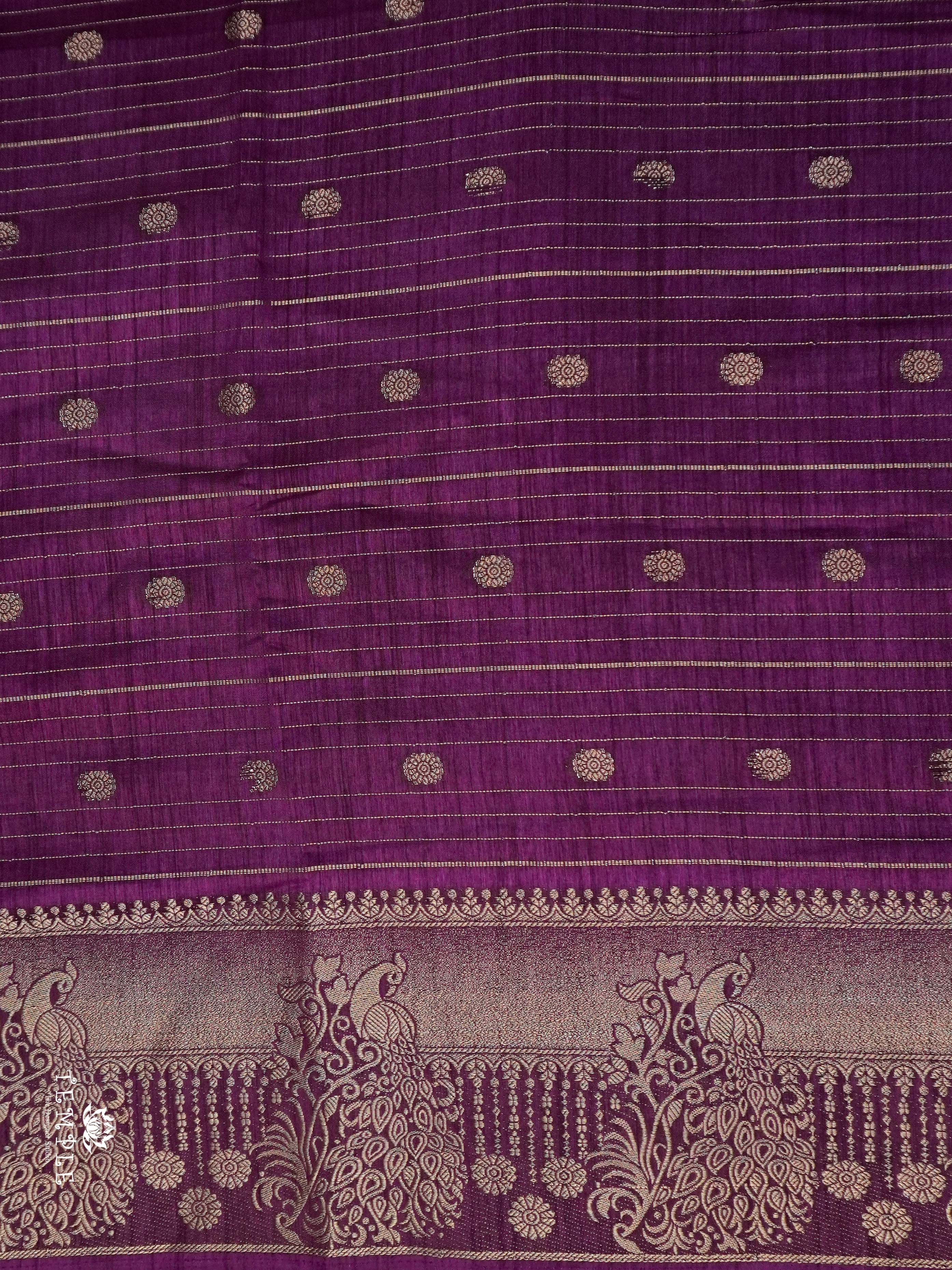 Semi Tussar Silk Saree | TTDS2036
