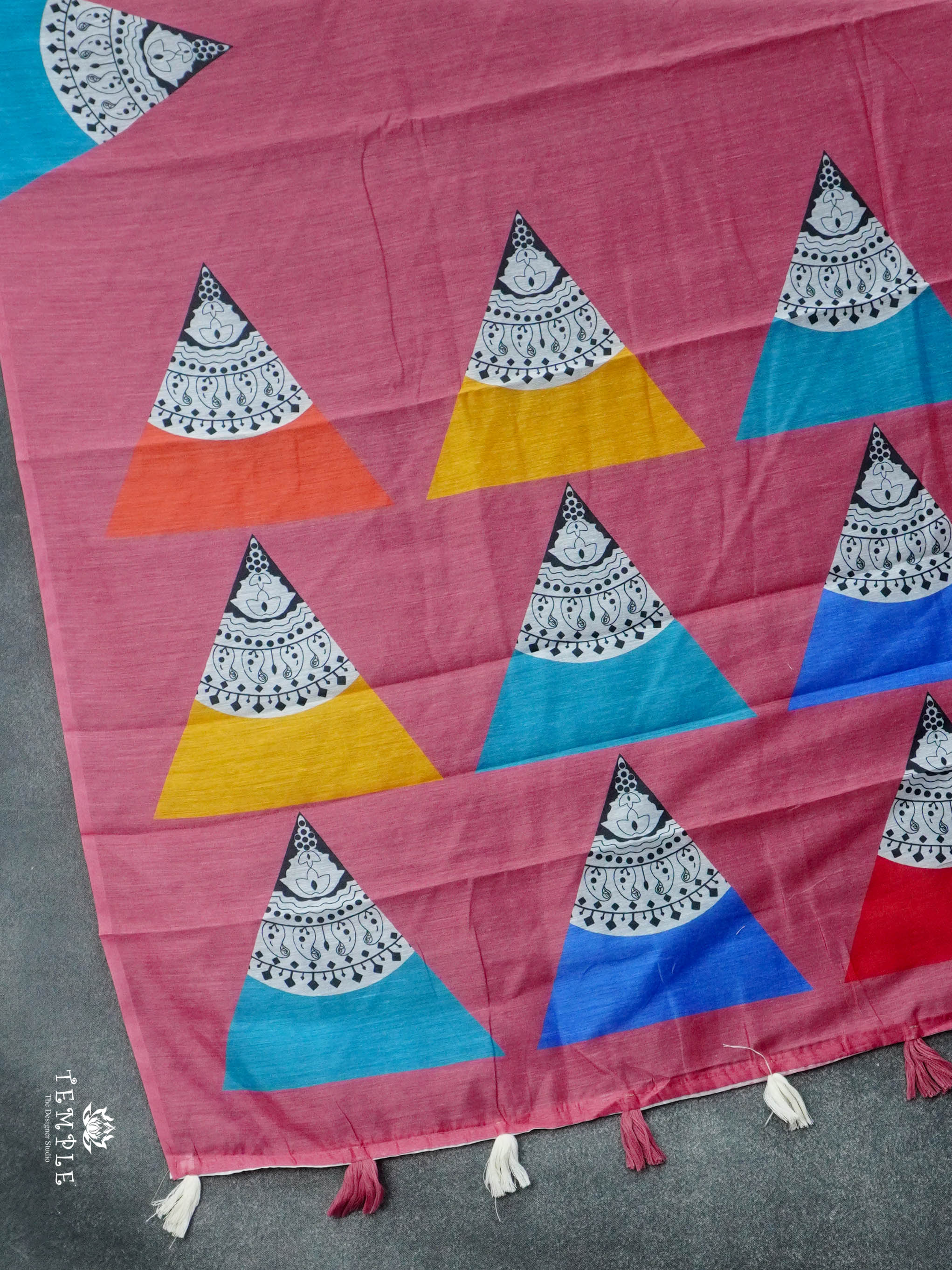 Printed Chanderi Cotton Saree | TTDS2985