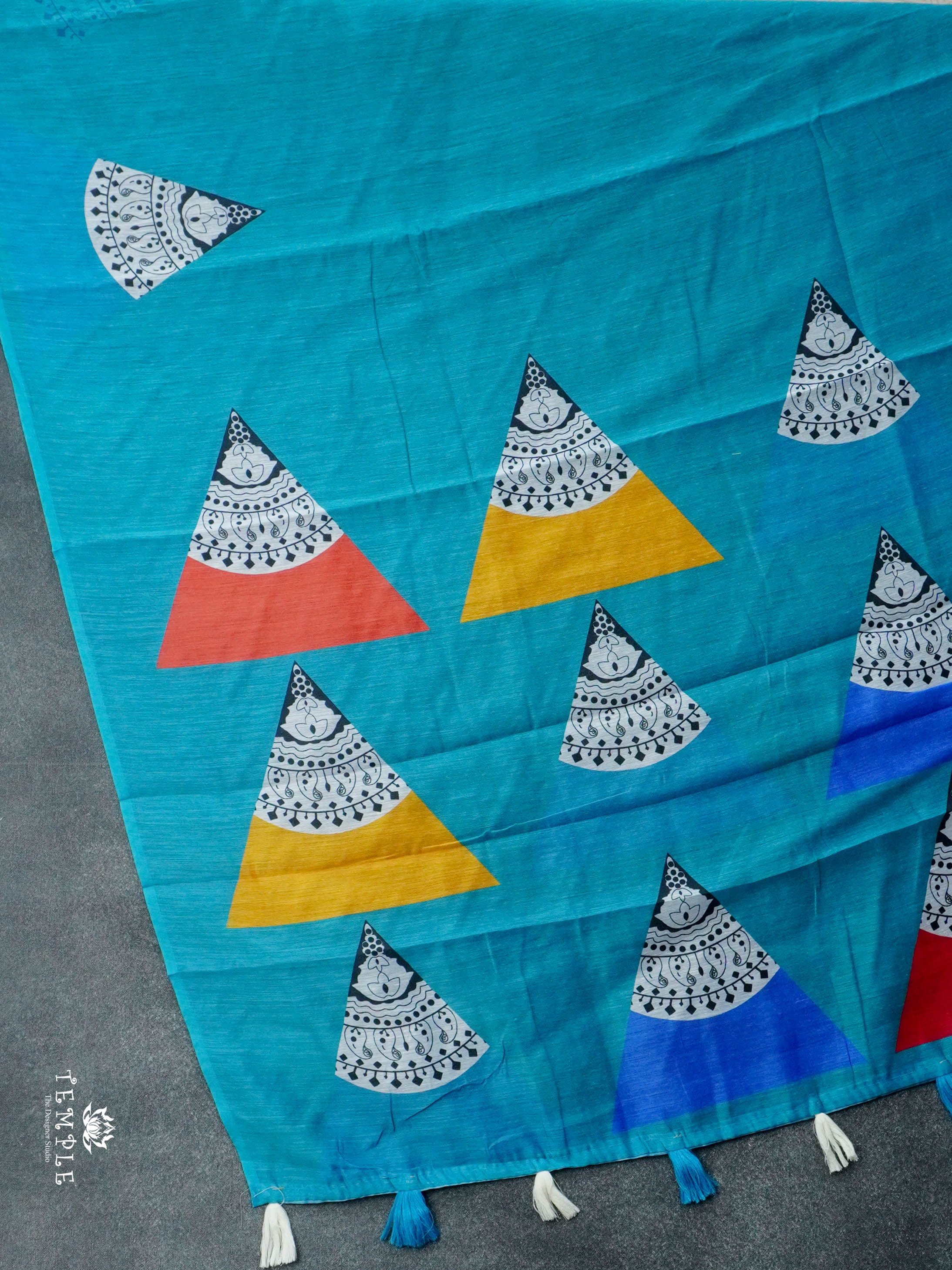 Printed Chanderi Cotton Saree | TTDS2985