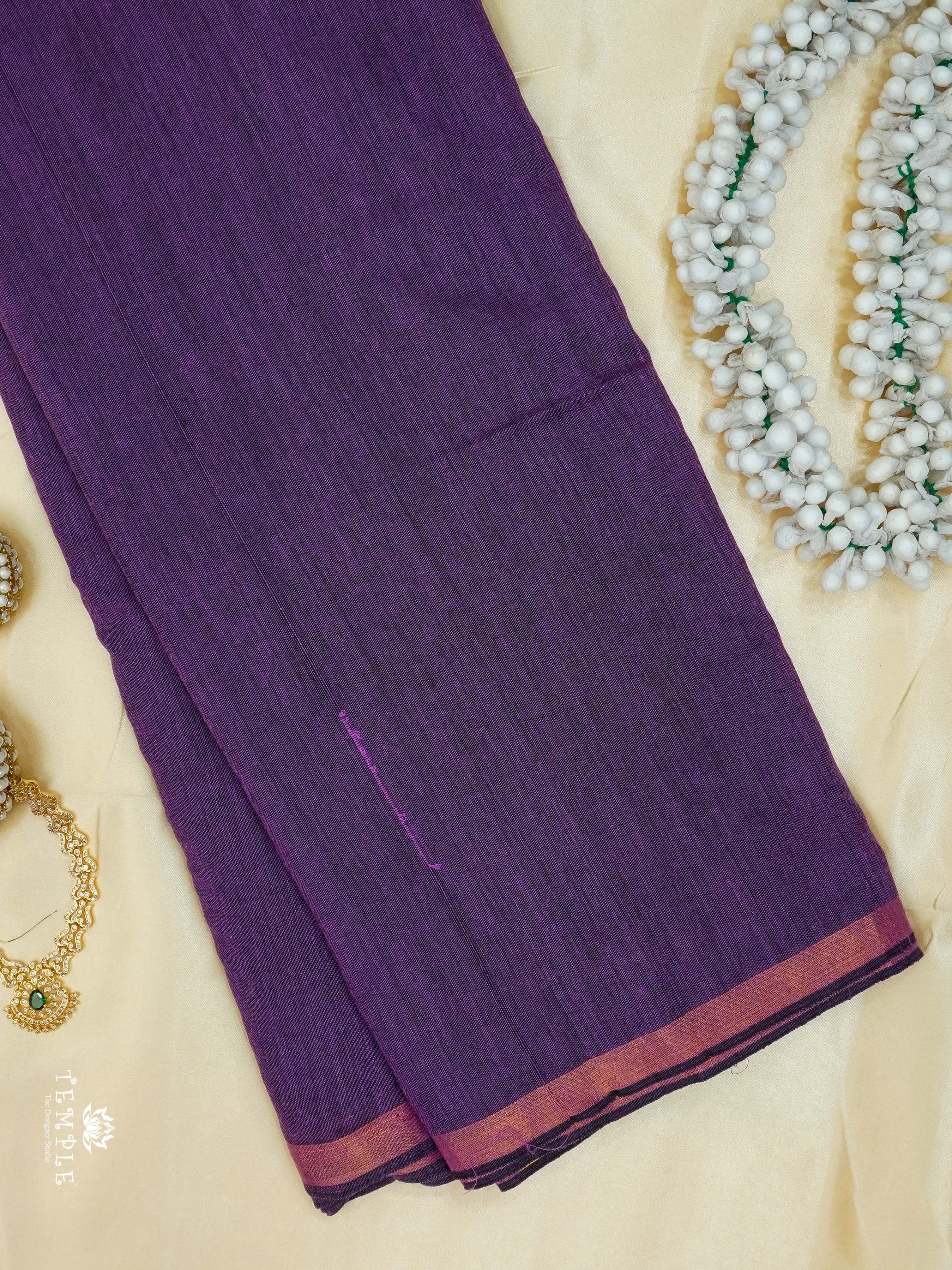 Mul Cotton Sarees With Printed Blouse | TTDS2511