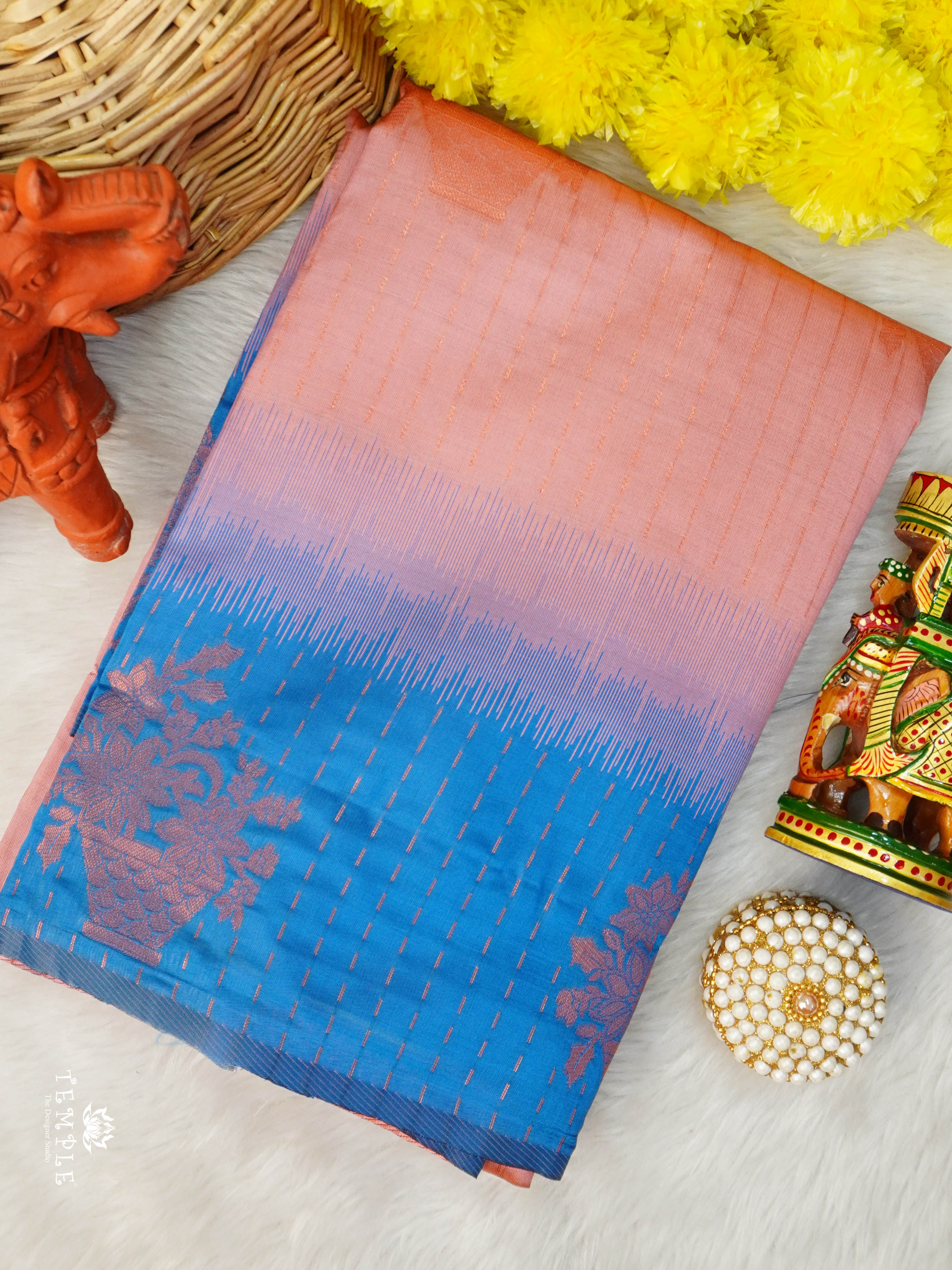 Semi Kanchi Silk Saree | TTDS2735