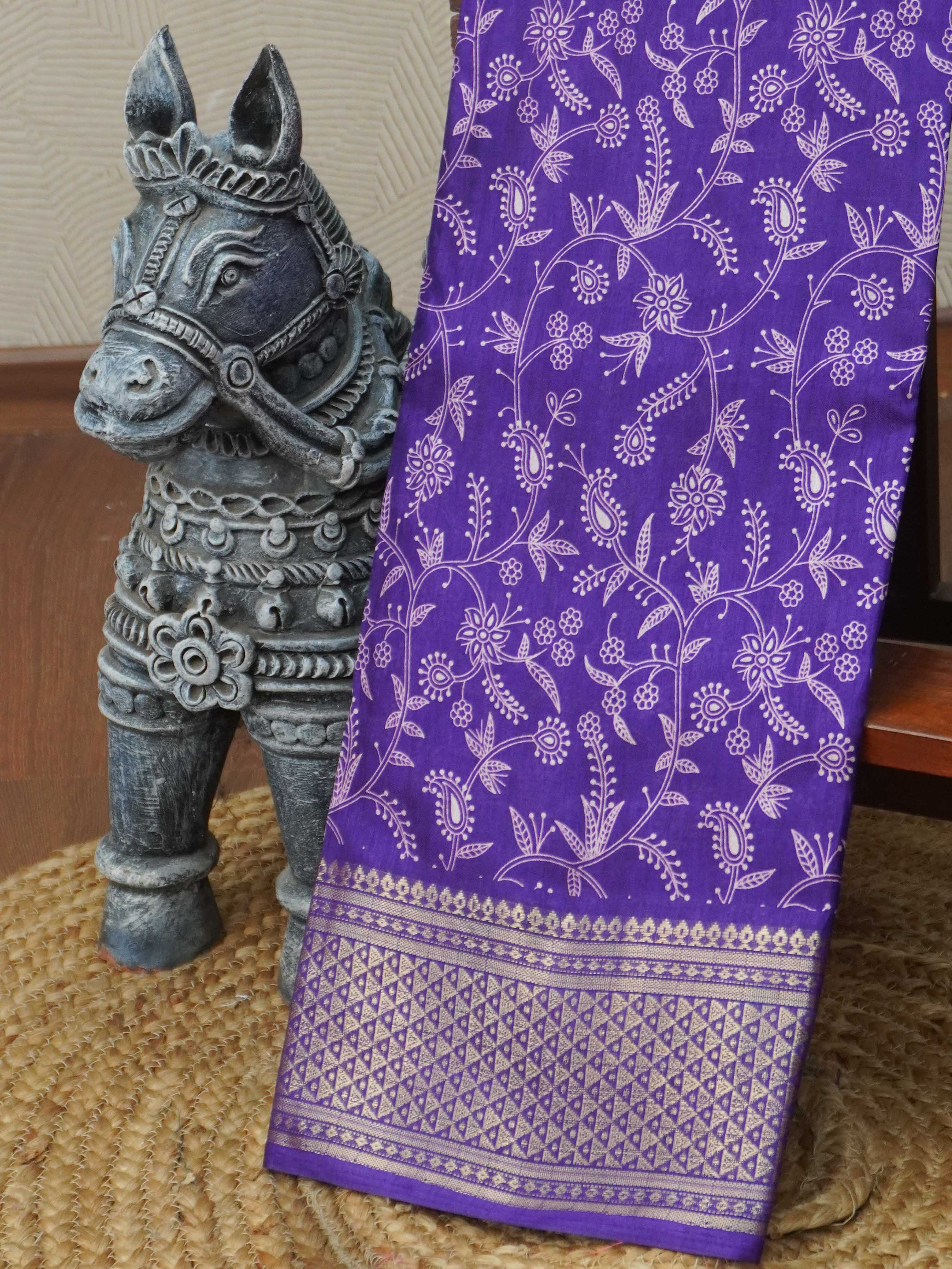 Printed Dola Saree | TTDS3428