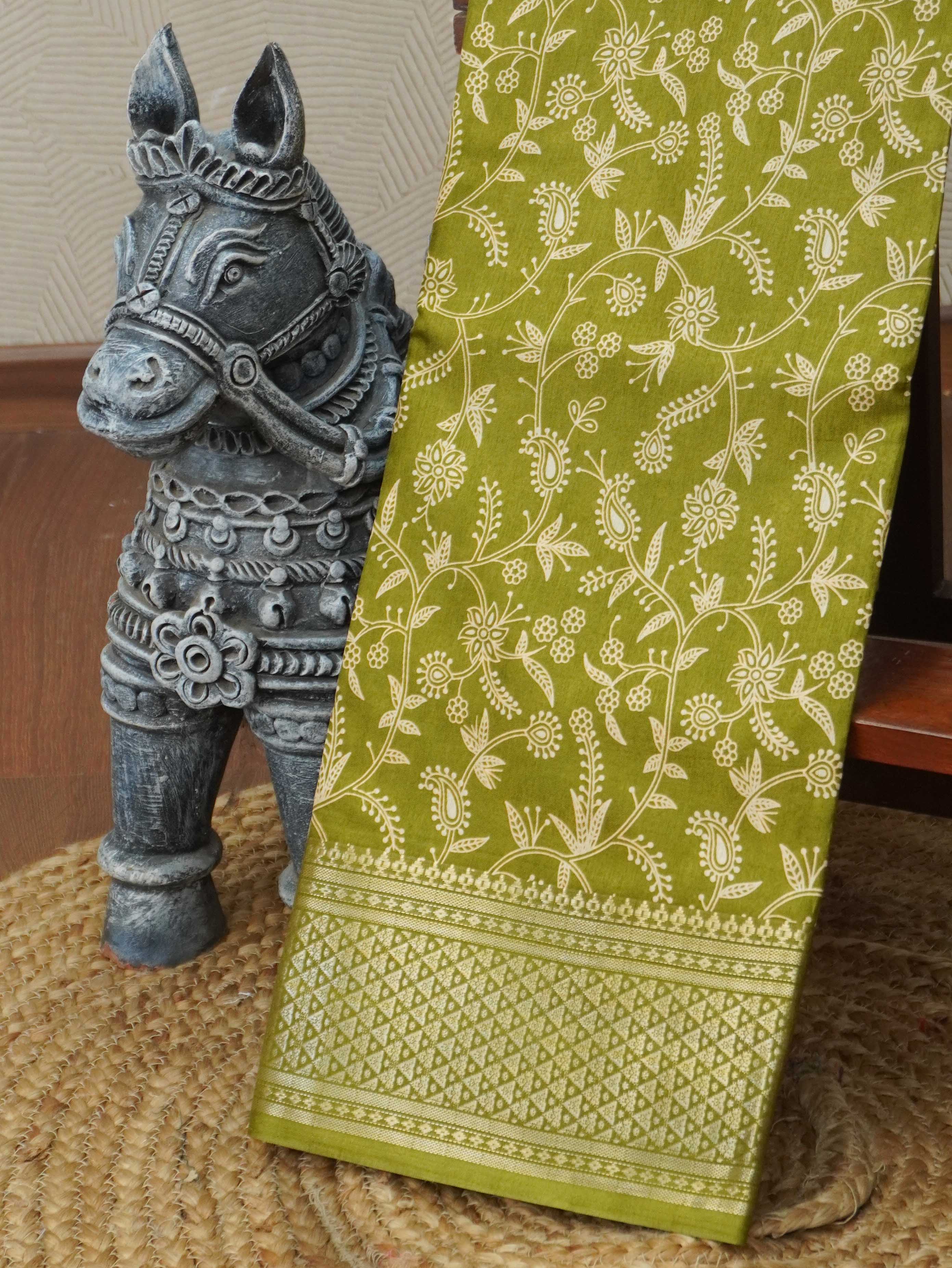 Printed Dola Saree | TTDS3428