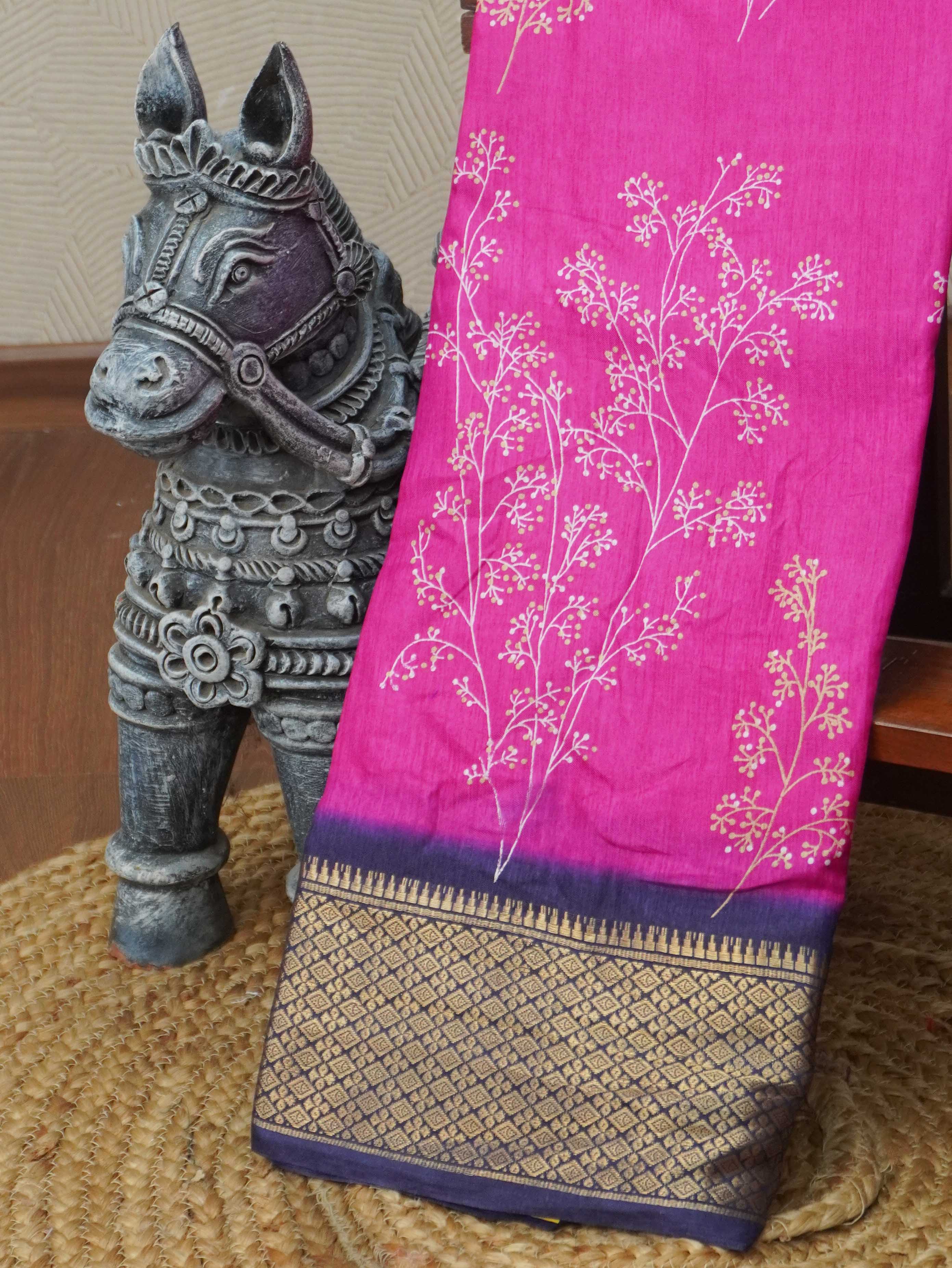 Printed Dola Saree | TTDS3424