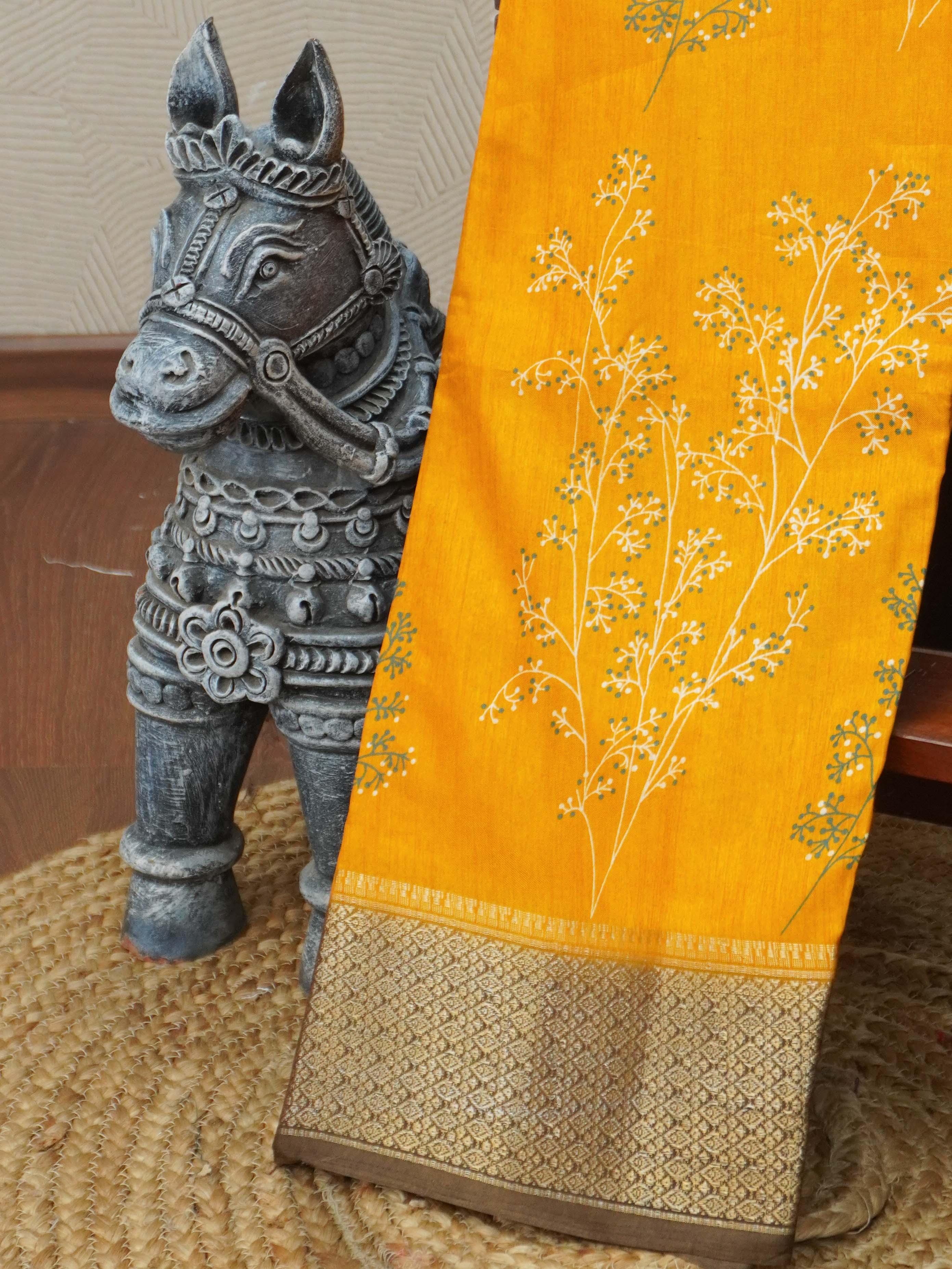 Printed Dola Saree | TTDS3424