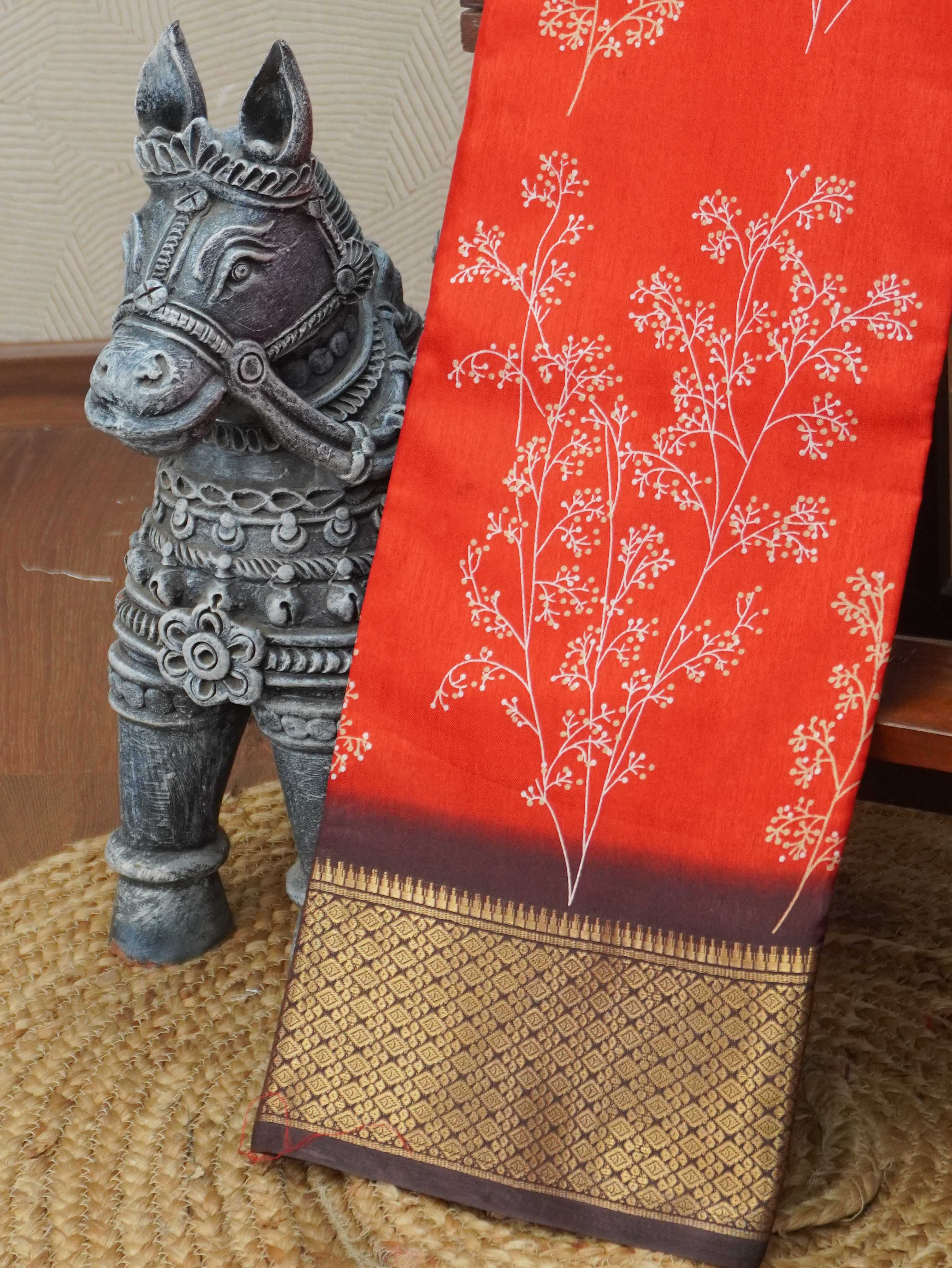 Printed Dola Saree | TTDS3424