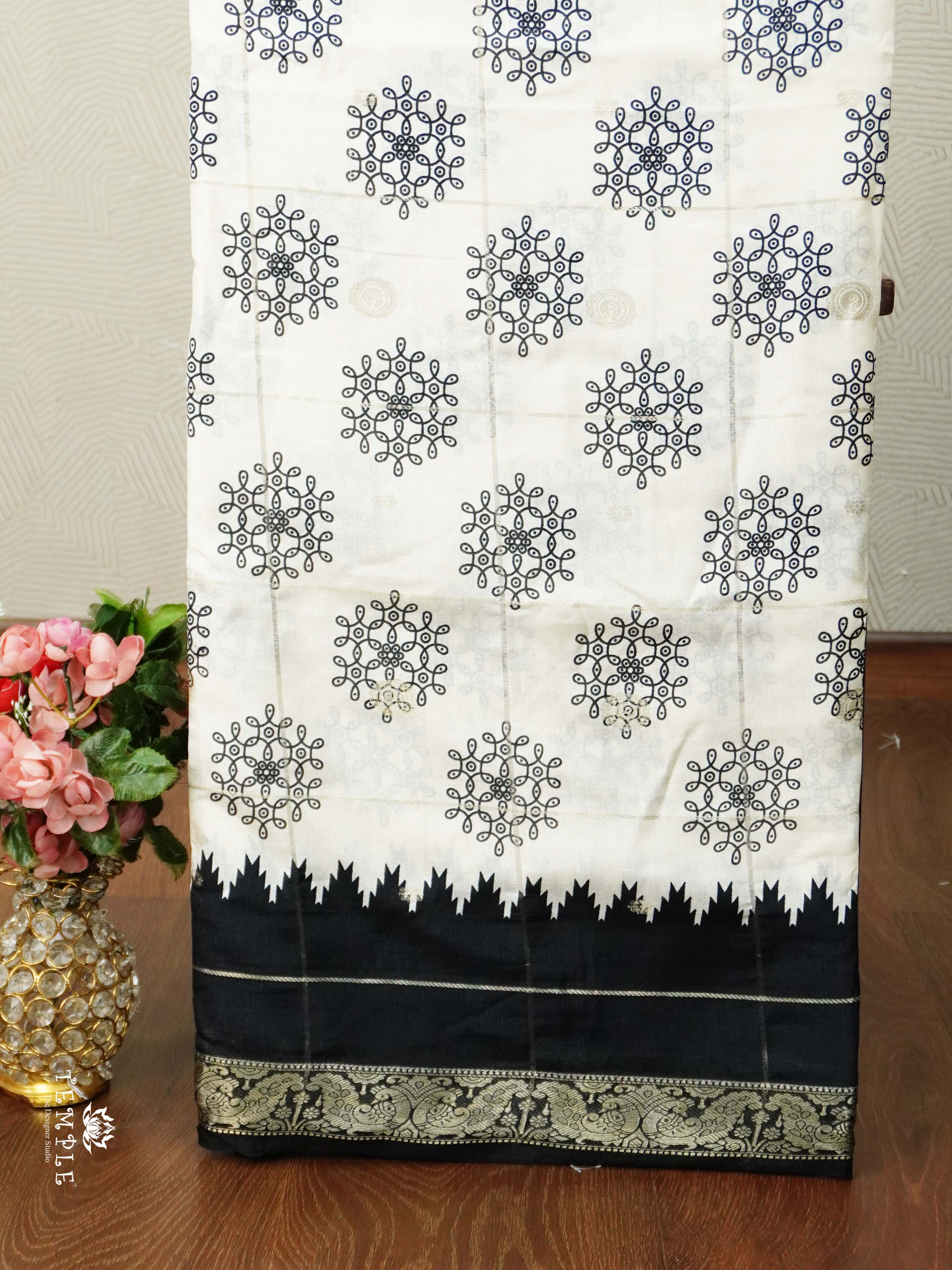 Georgette Sarees with Zari Weave | TTDS2496