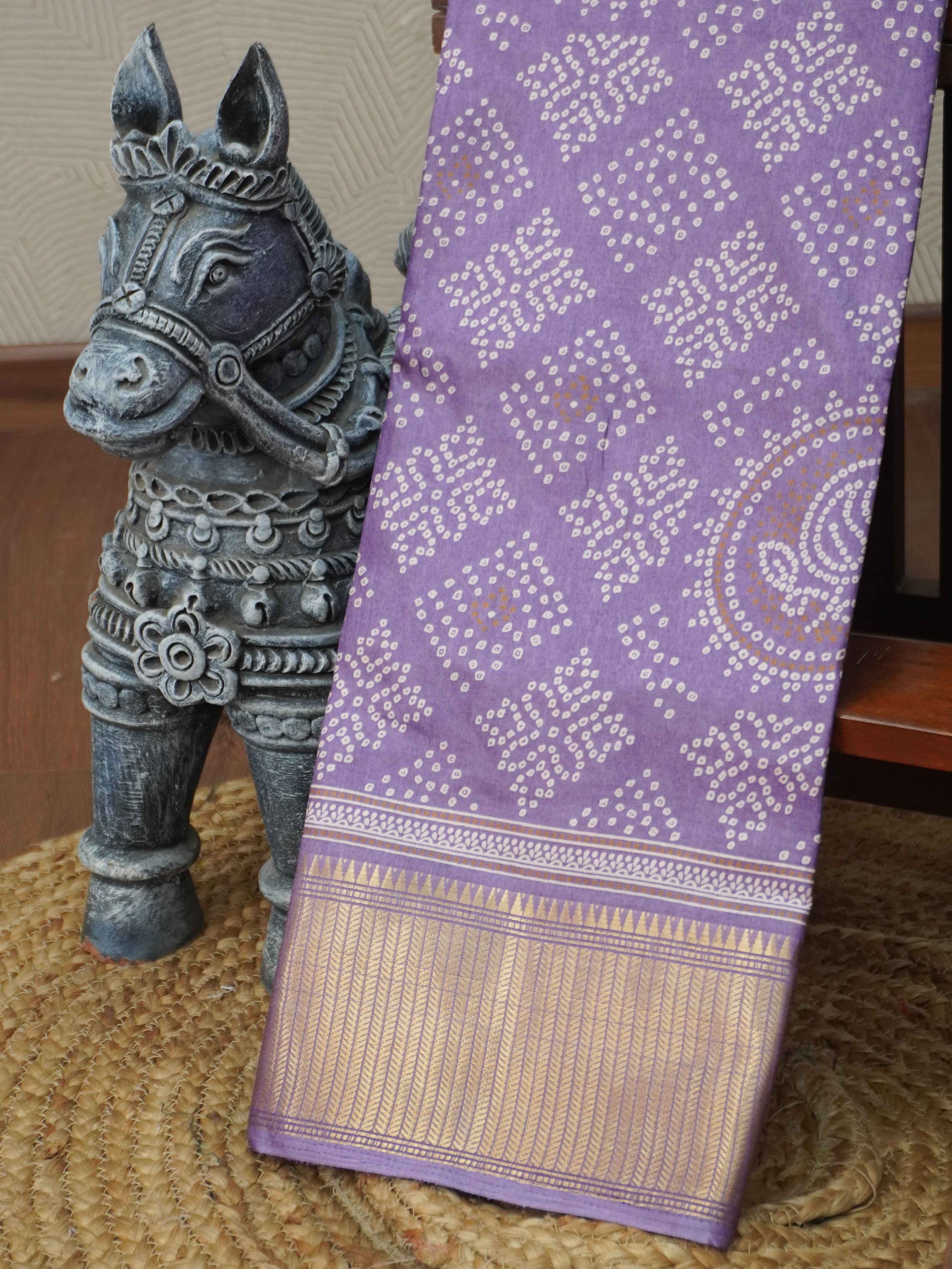 Printed Dola Saree | TTDS3425