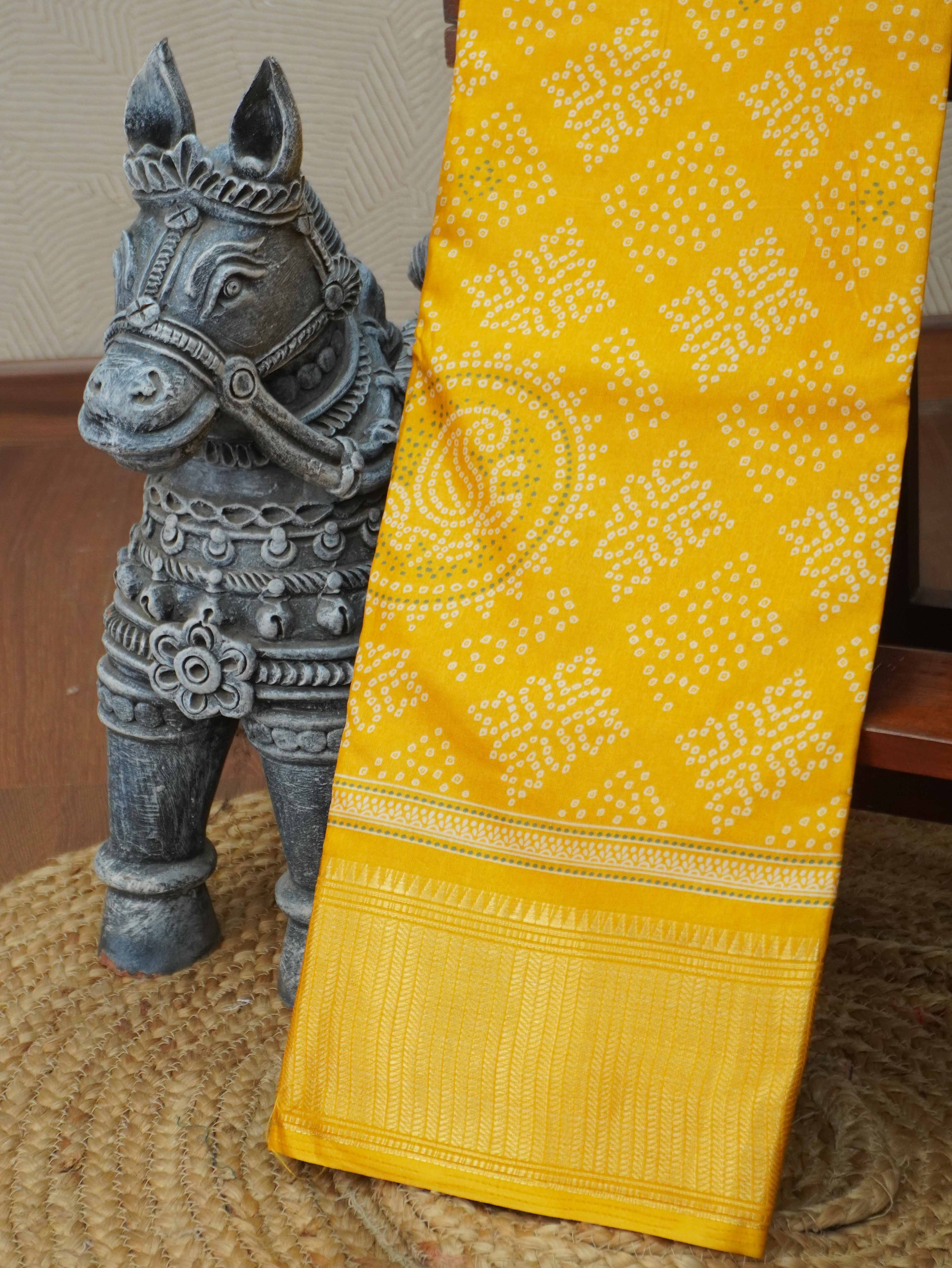 Printed Dola Saree | TTDS3425