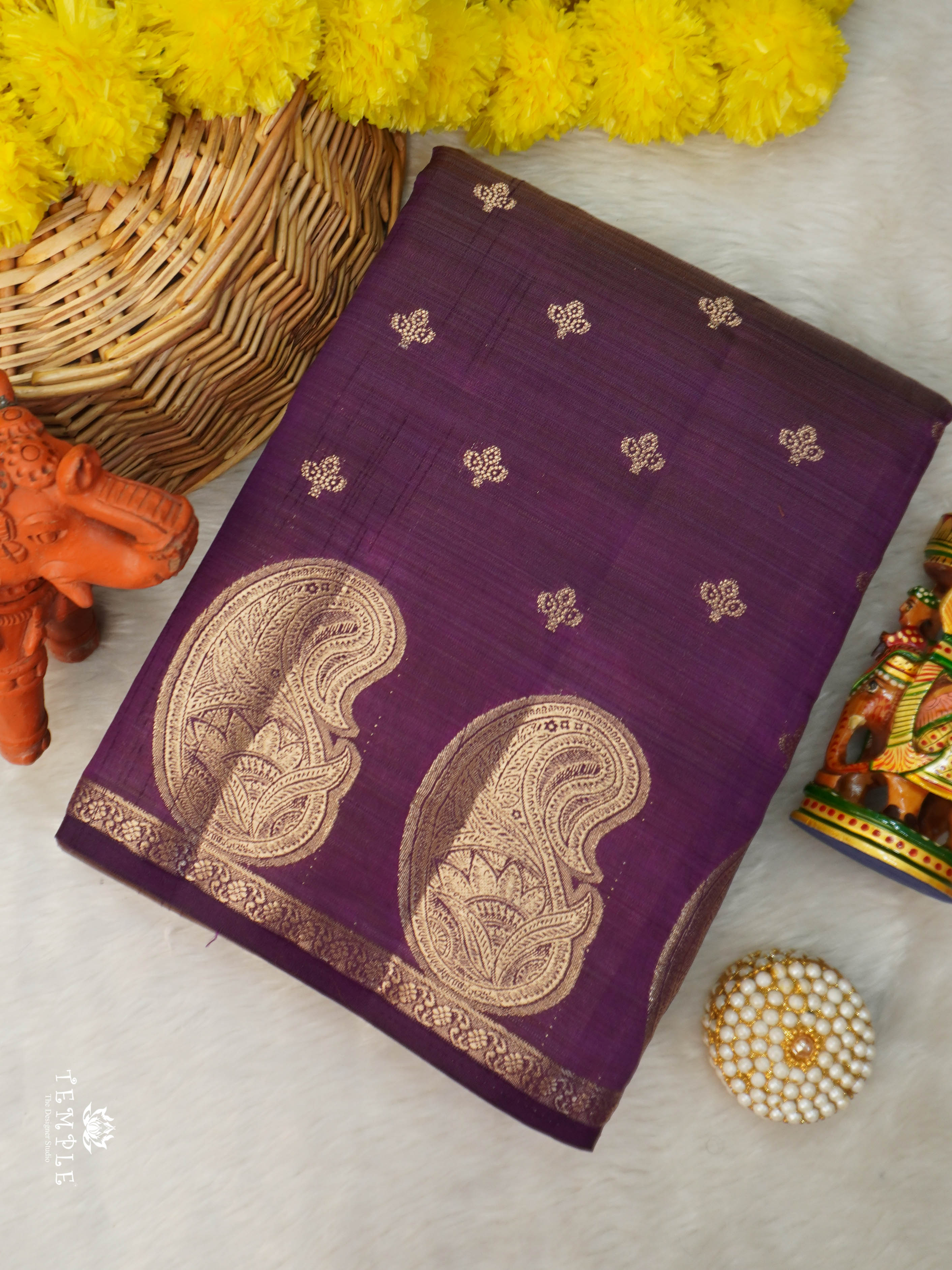 Semi Tussar Silk Saree | TTDS2986