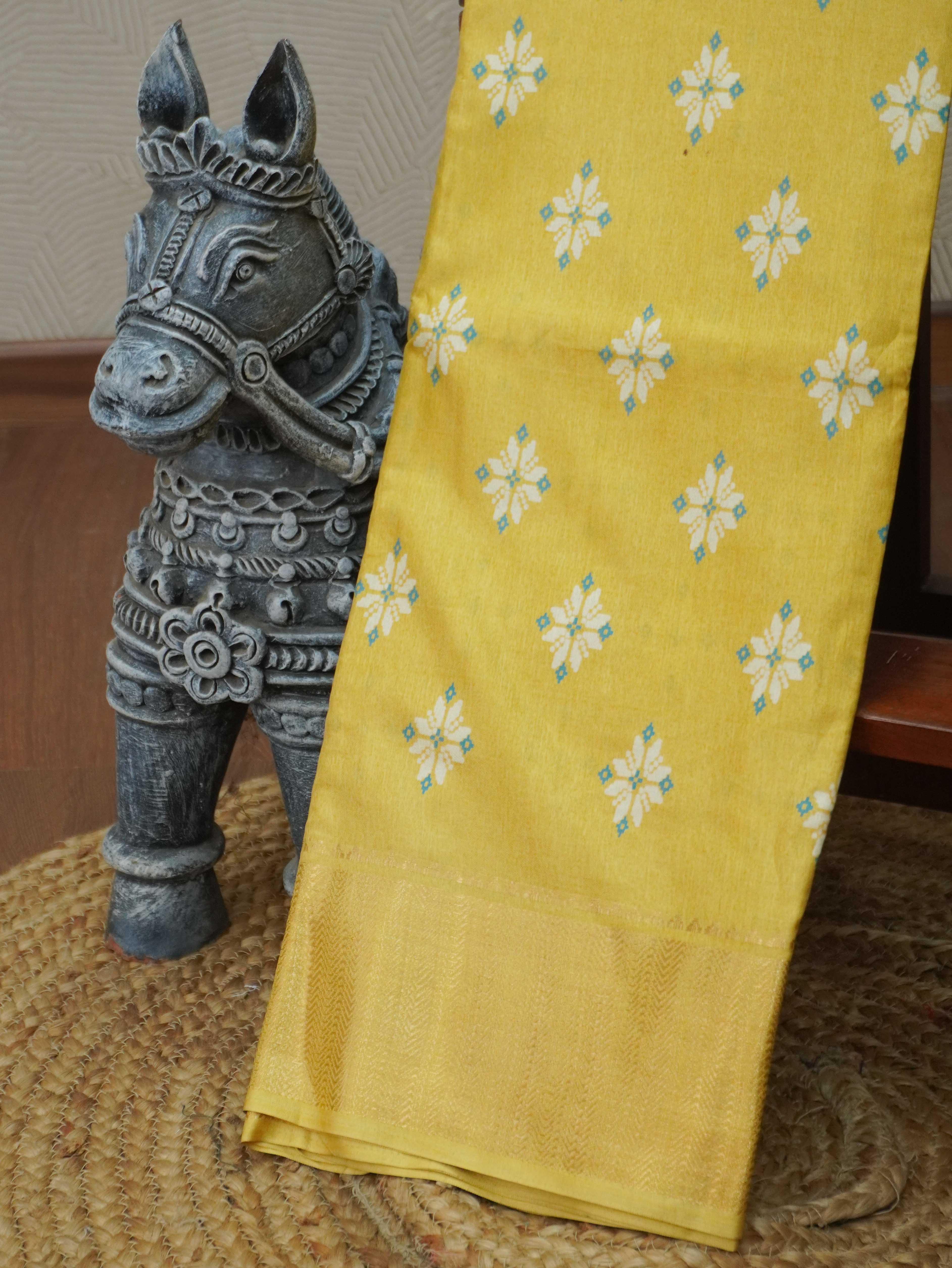 Printed Dola Saree | TTDS3427