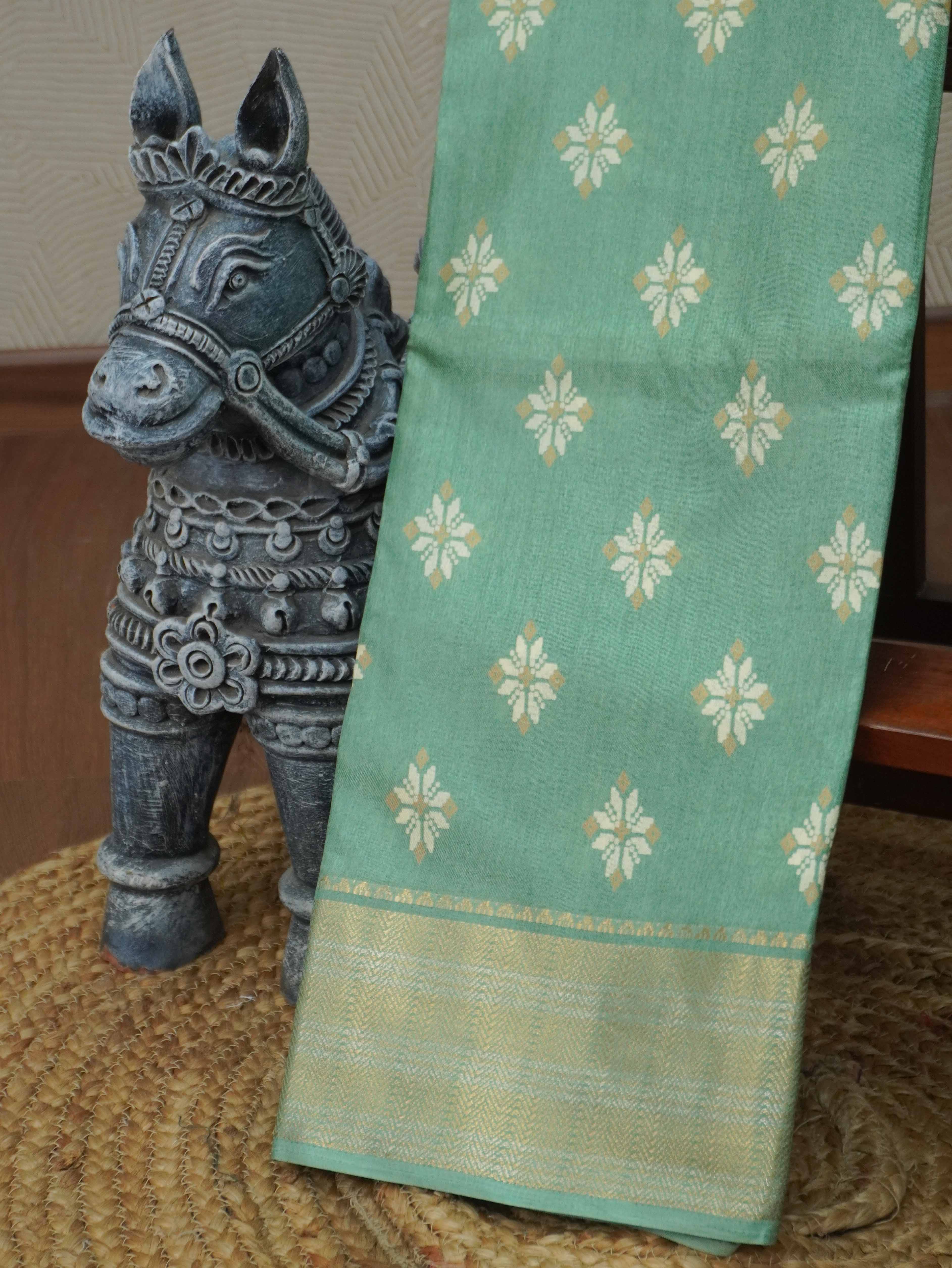 Printed Dola Saree | TTDS3427