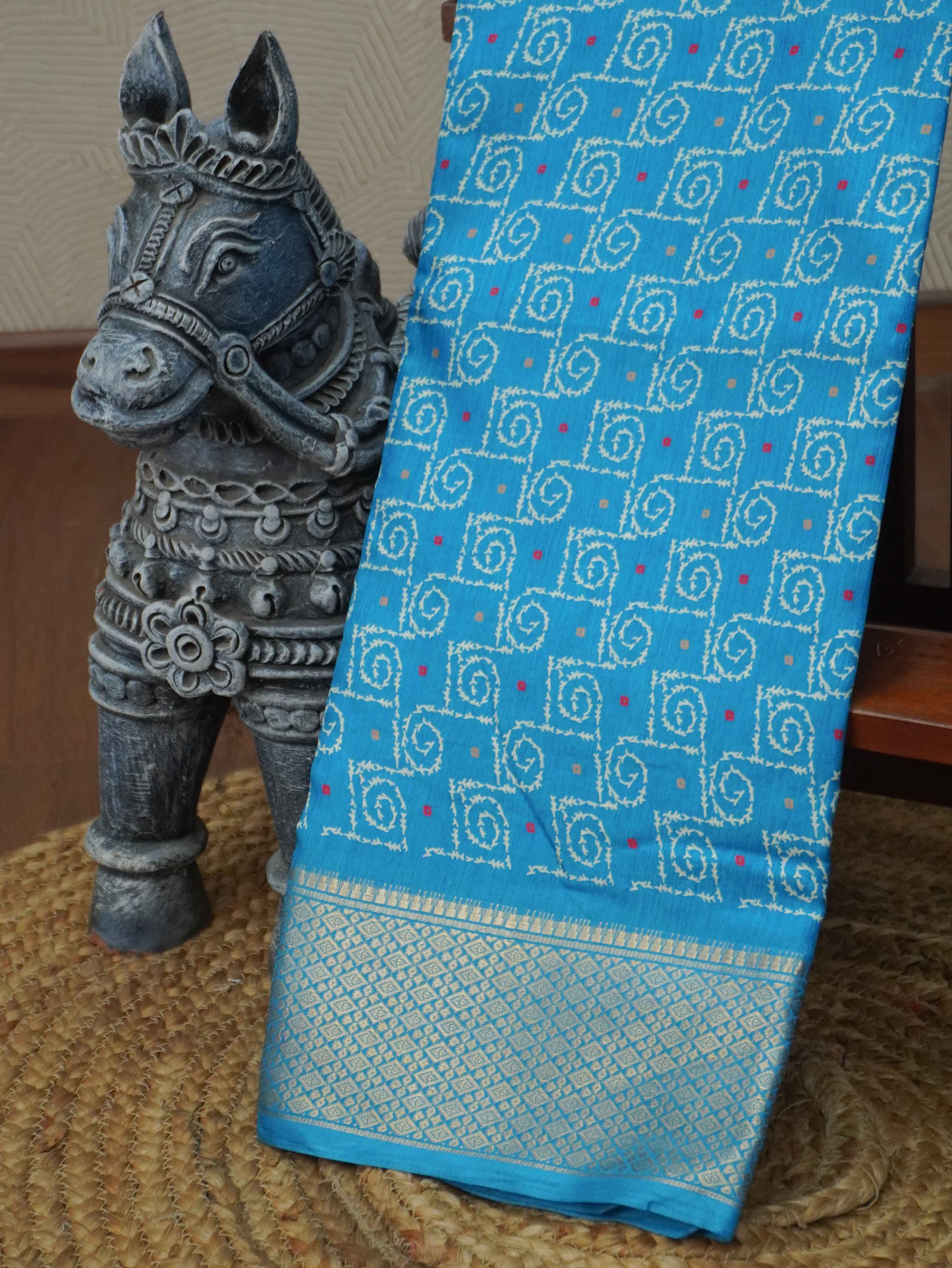 Printed Dola Saree | TTDS3426