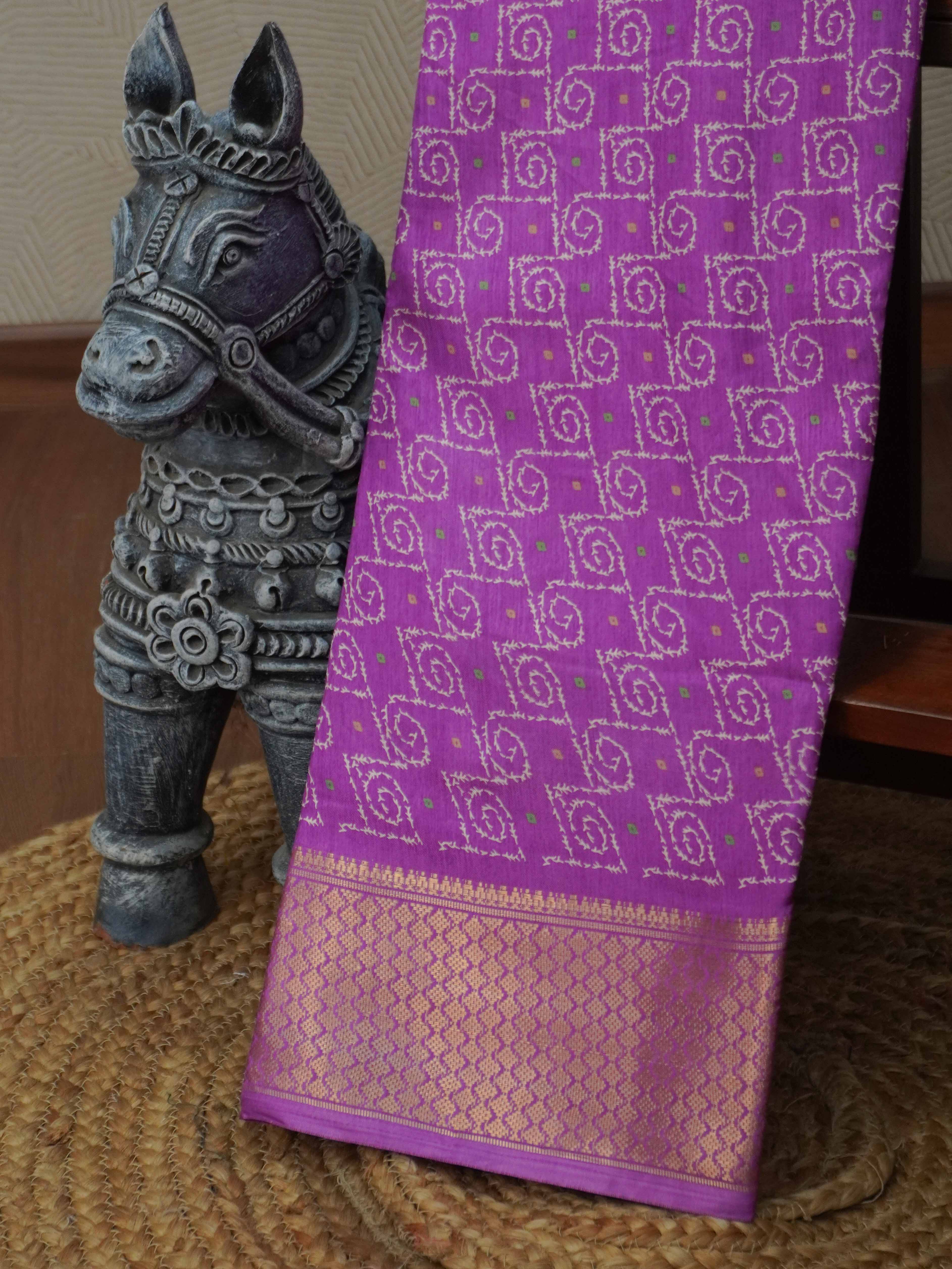 Printed Dola Saree | TTDS3426