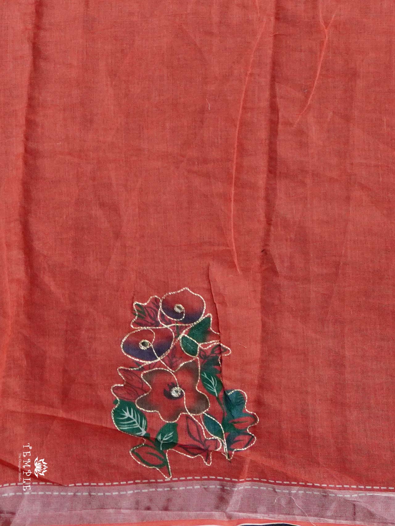 Chanderi Cotton Saree With Zari Work | TTDS2495