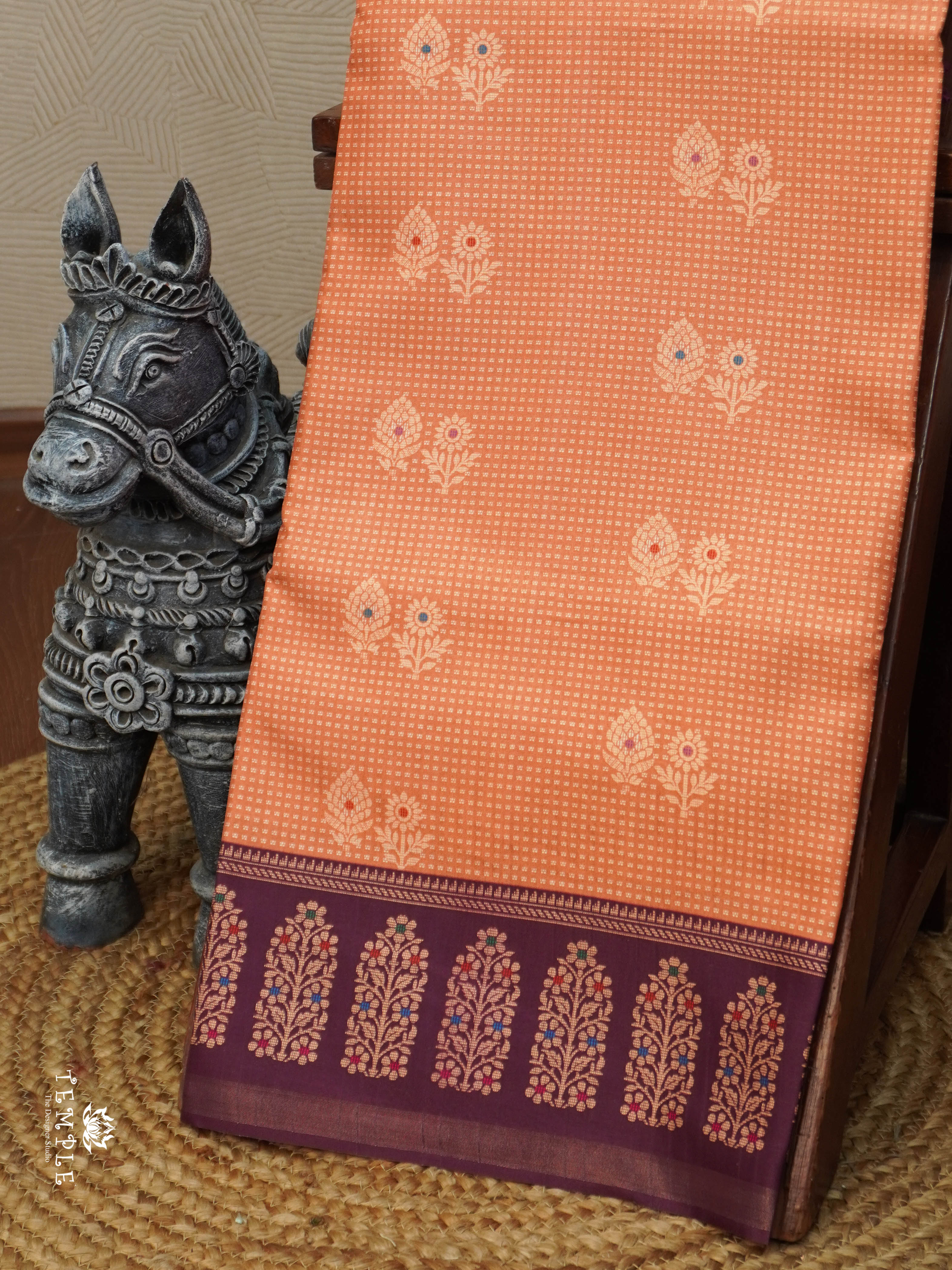 Fancy Cotton Saree | TTDS2988