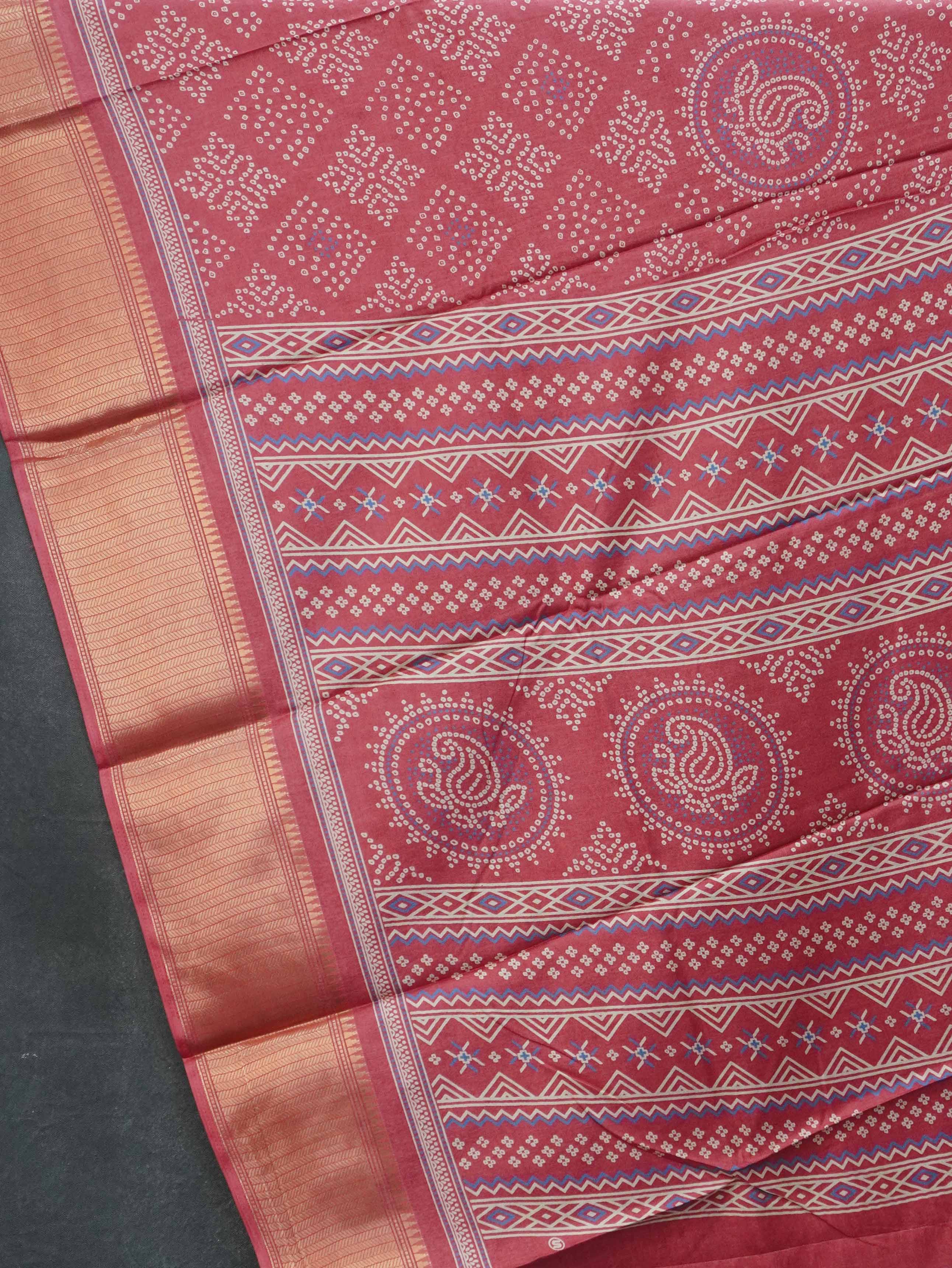 Printed Dola Saree | TTDS3425