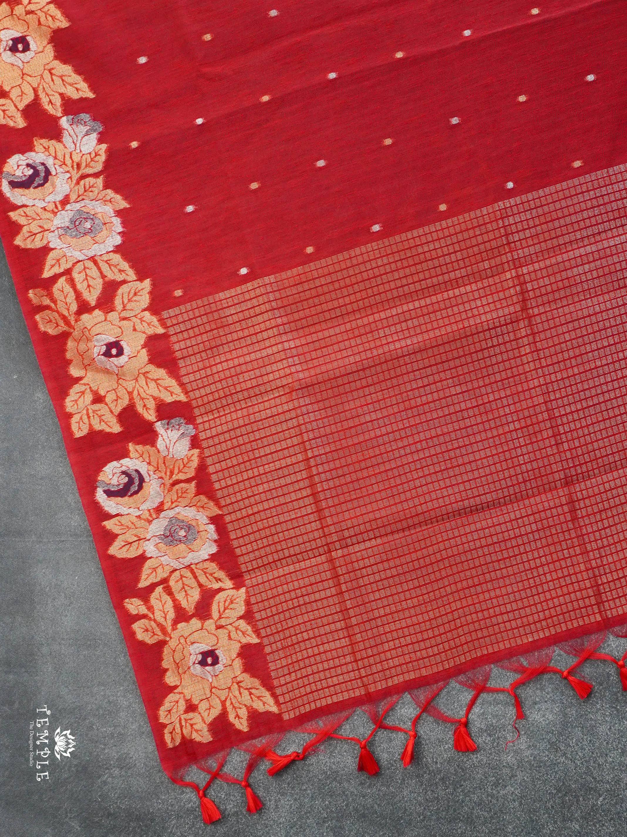 Linen Silk Saree | TTDS2987
