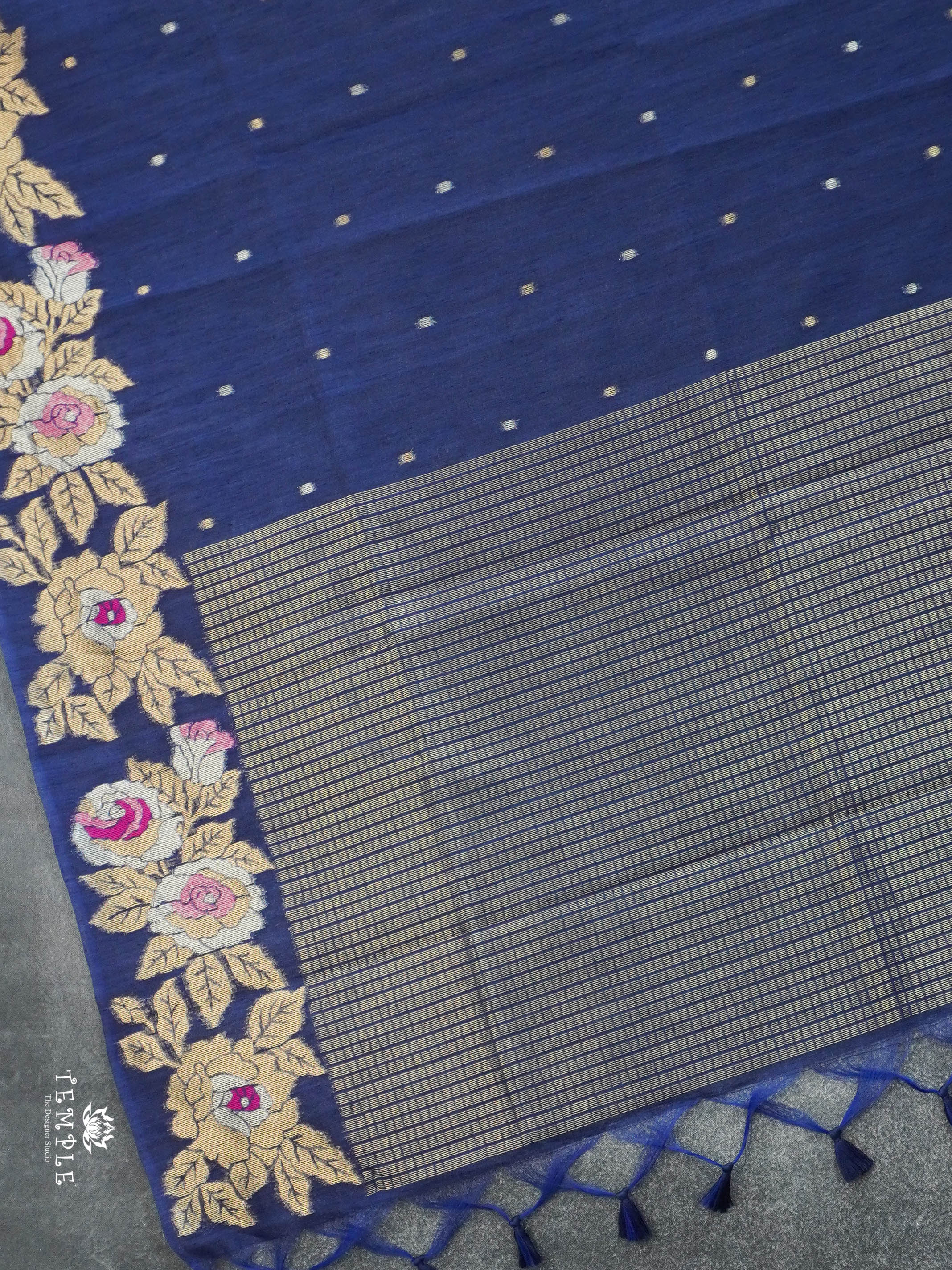 Linen Silk Saree | TTDS2987