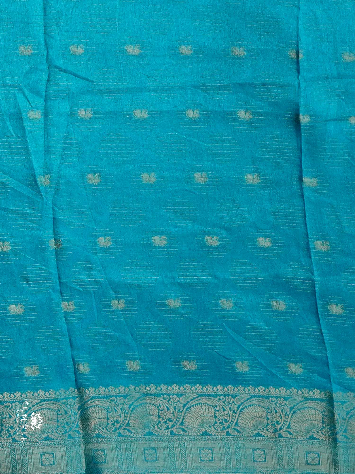 Marshmallow Saree With Kolam Prints | TTDS2500