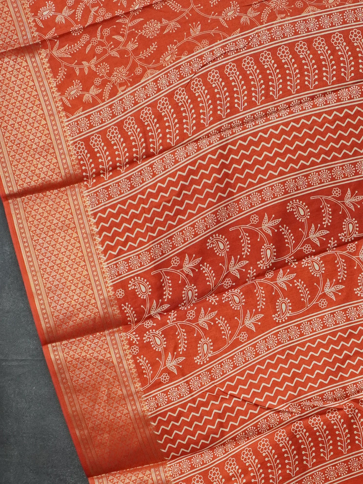 Printed Dola Saree | TTDS3428
