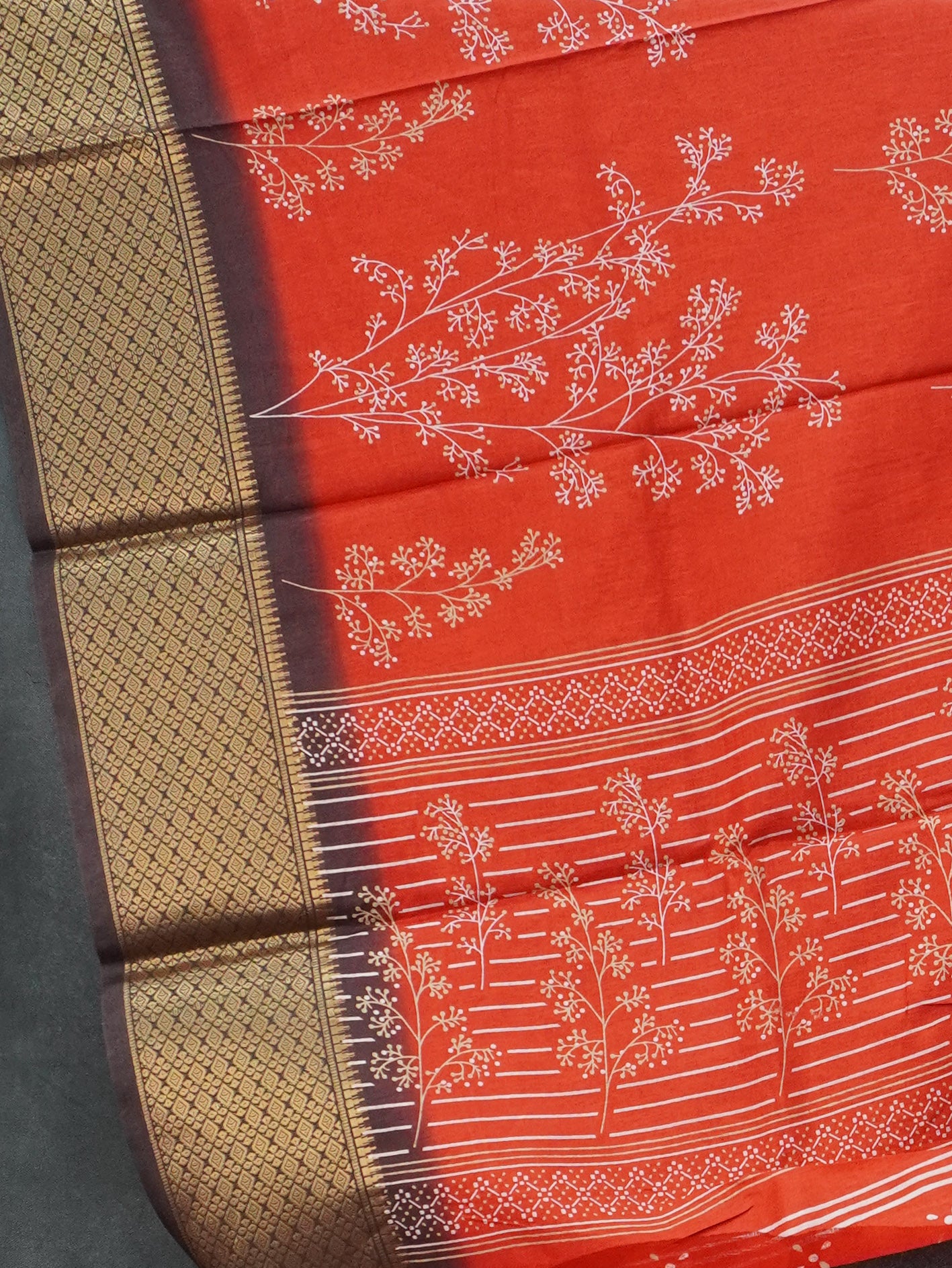 Printed Dola Saree | TTDS3424