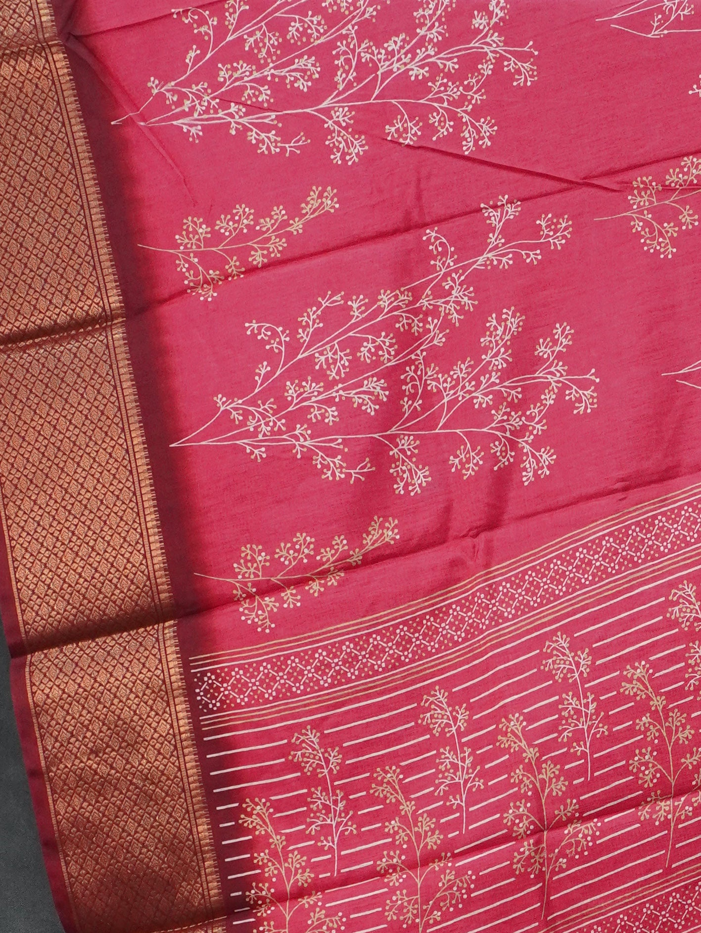 Printed Dola Saree | TTDS3424