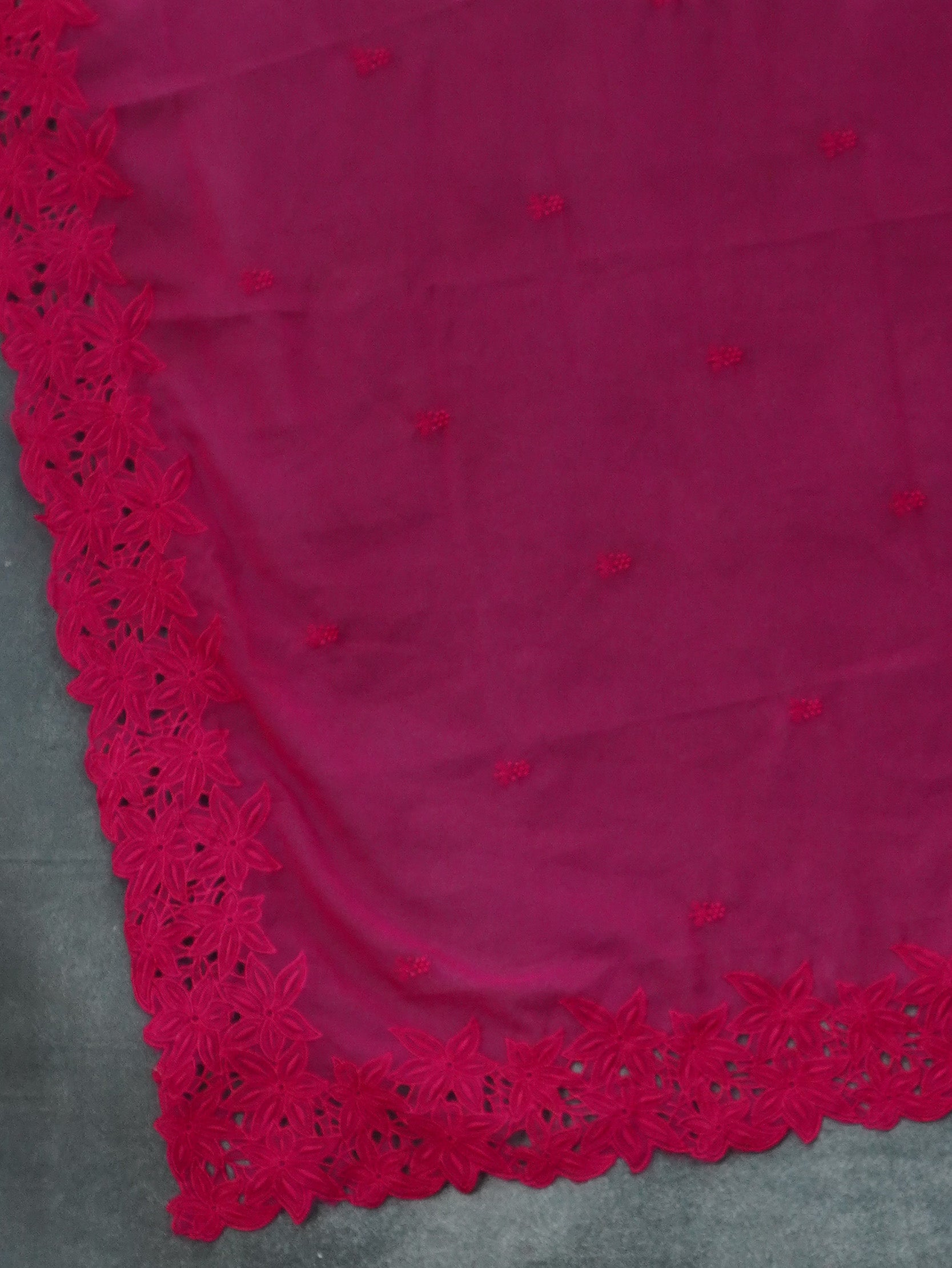 Georgette Embroidery Saree | TTDS3423