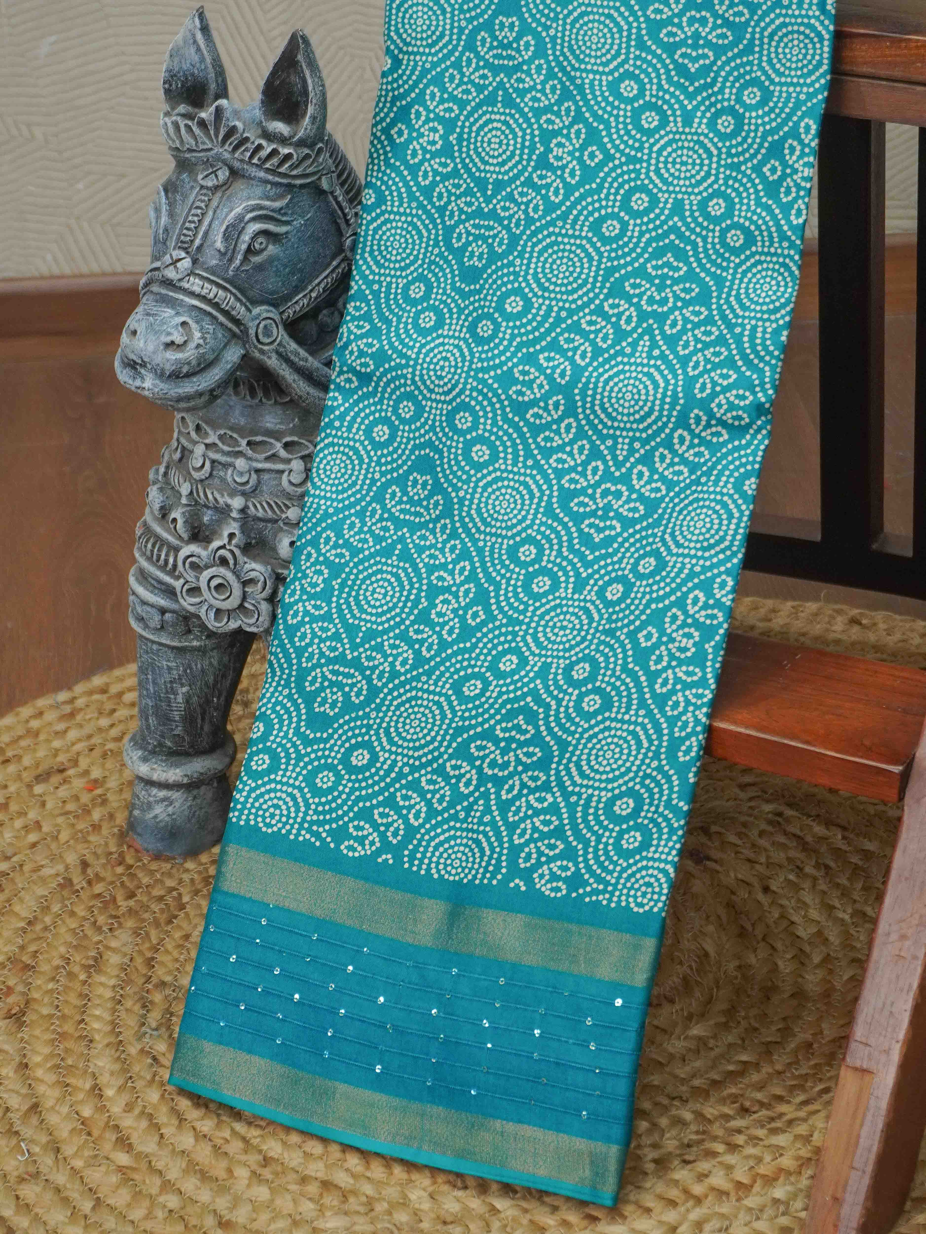 Printed Dola Saree | TTDS3430