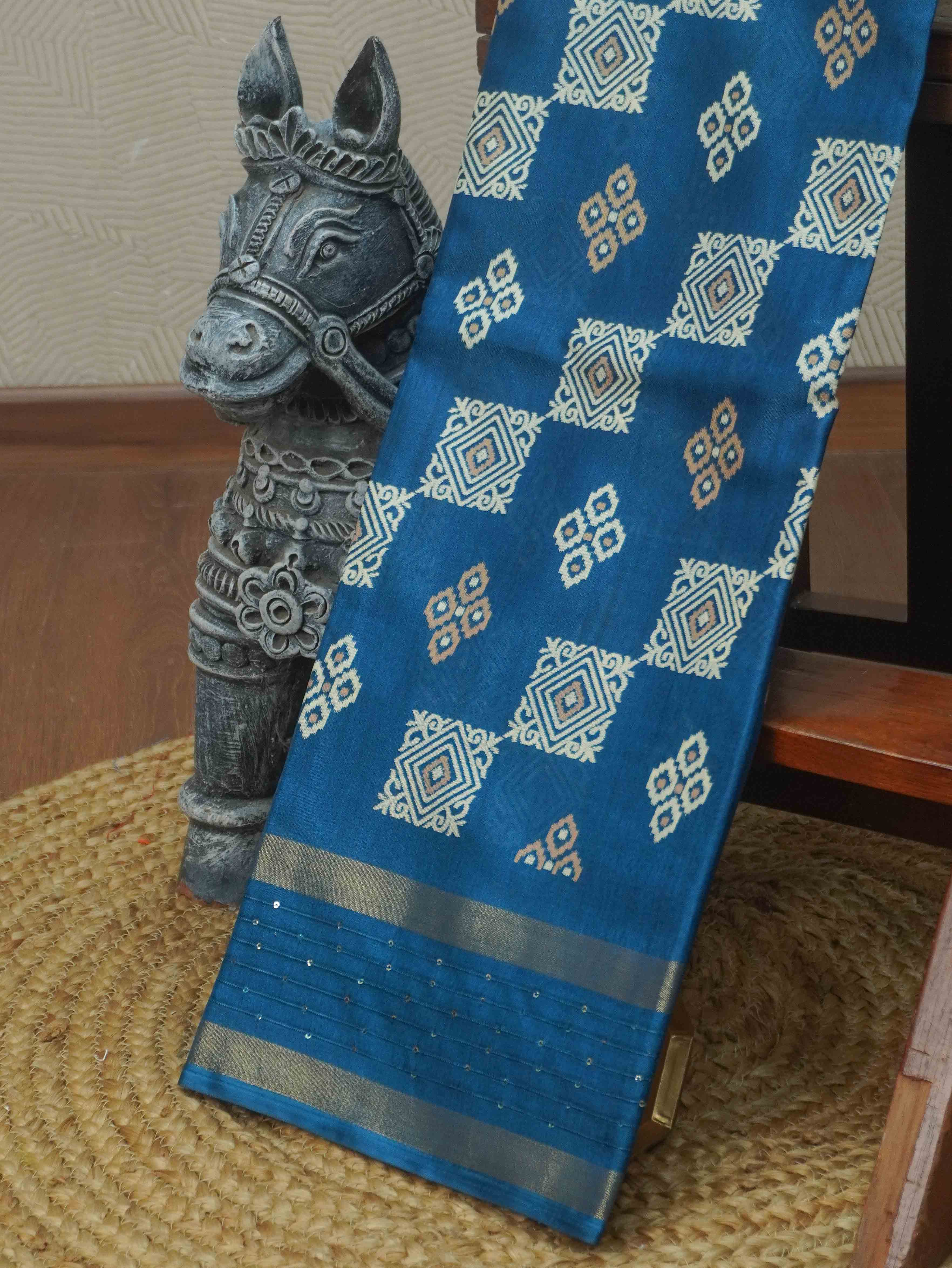 Printed Dola Saree | TTDS3431