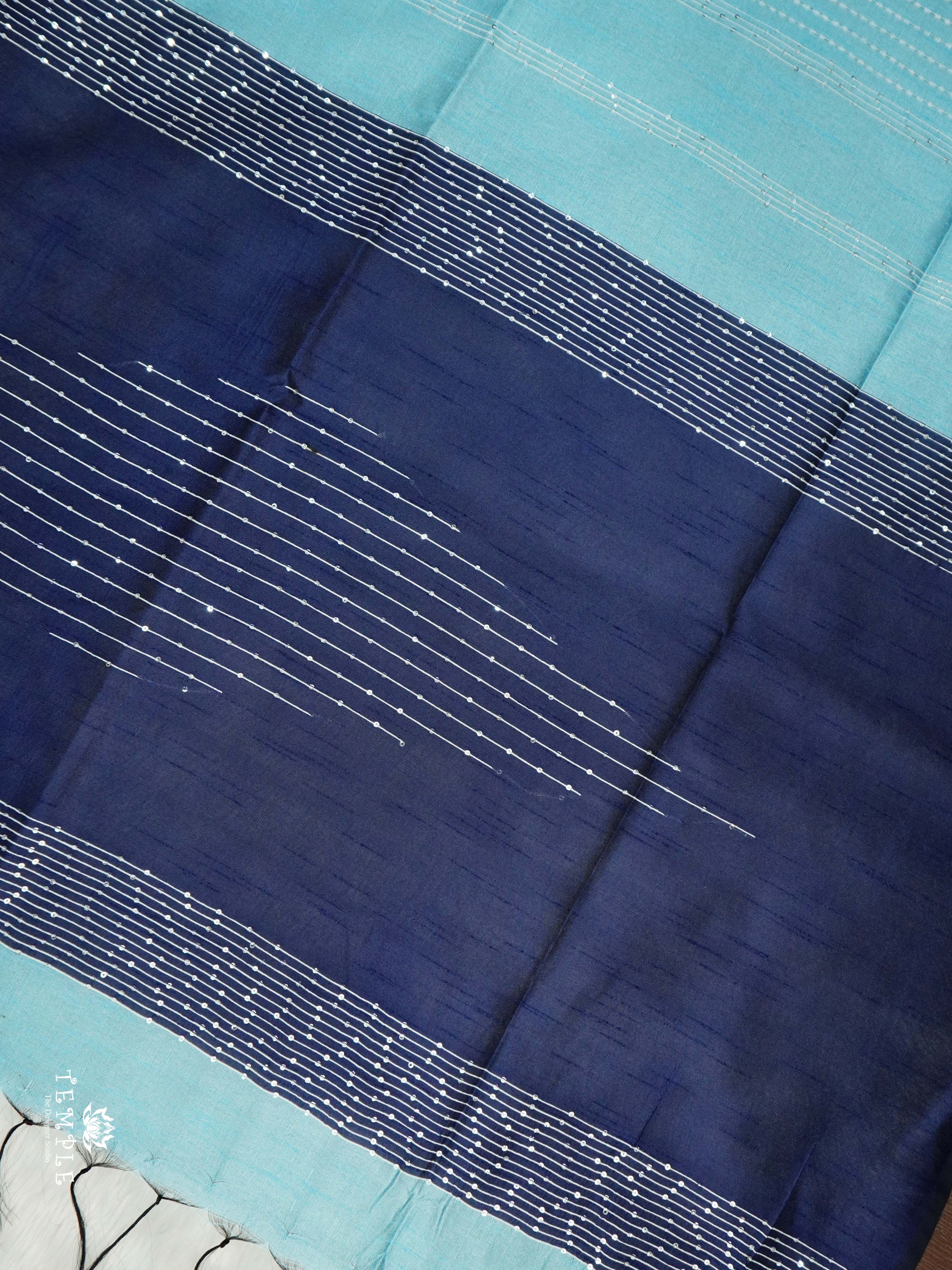Raw Silk Saree with sequins Work | TTDS2100