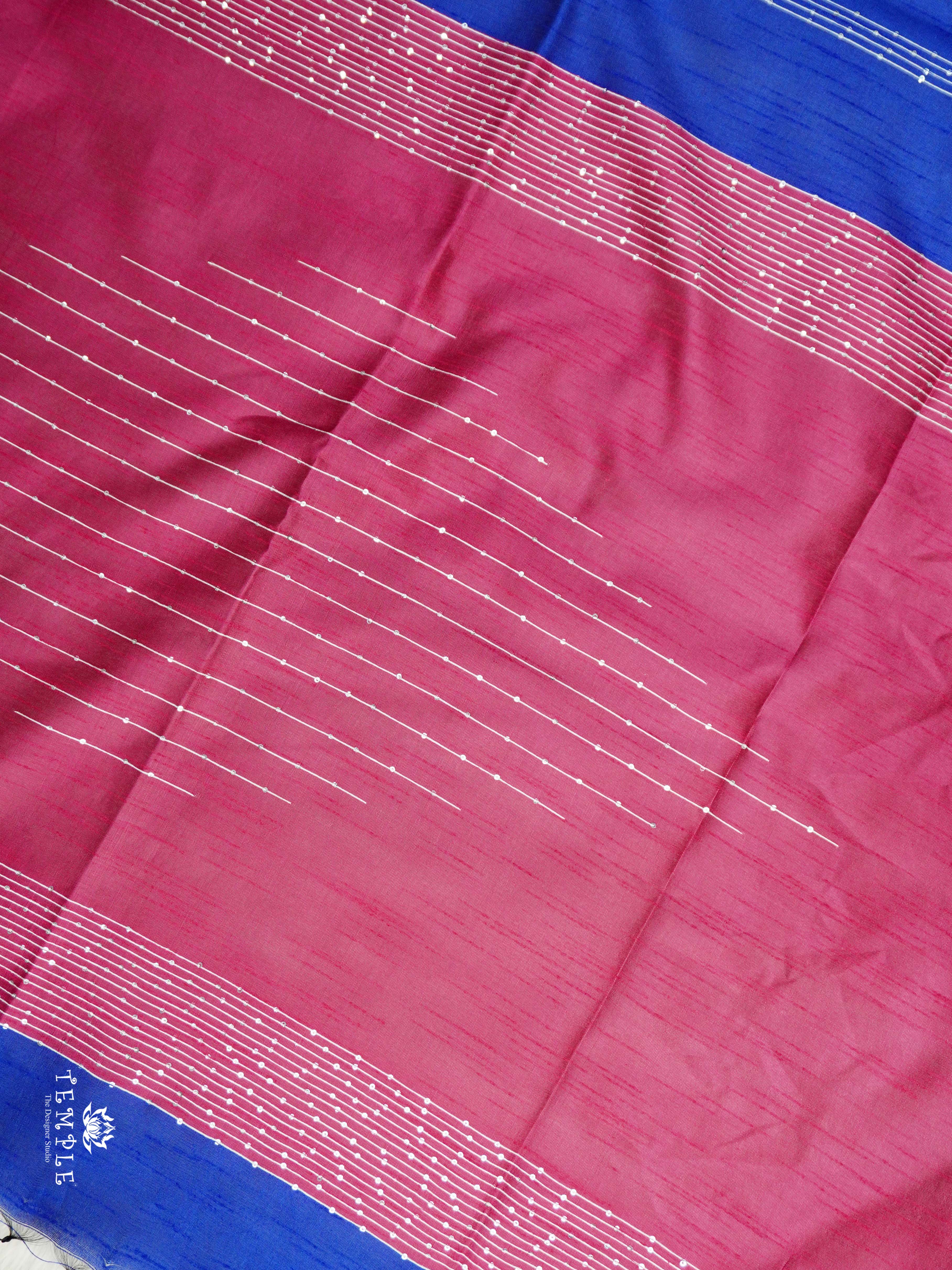 Raw Silk Saree with sequins Work | TTDS2100