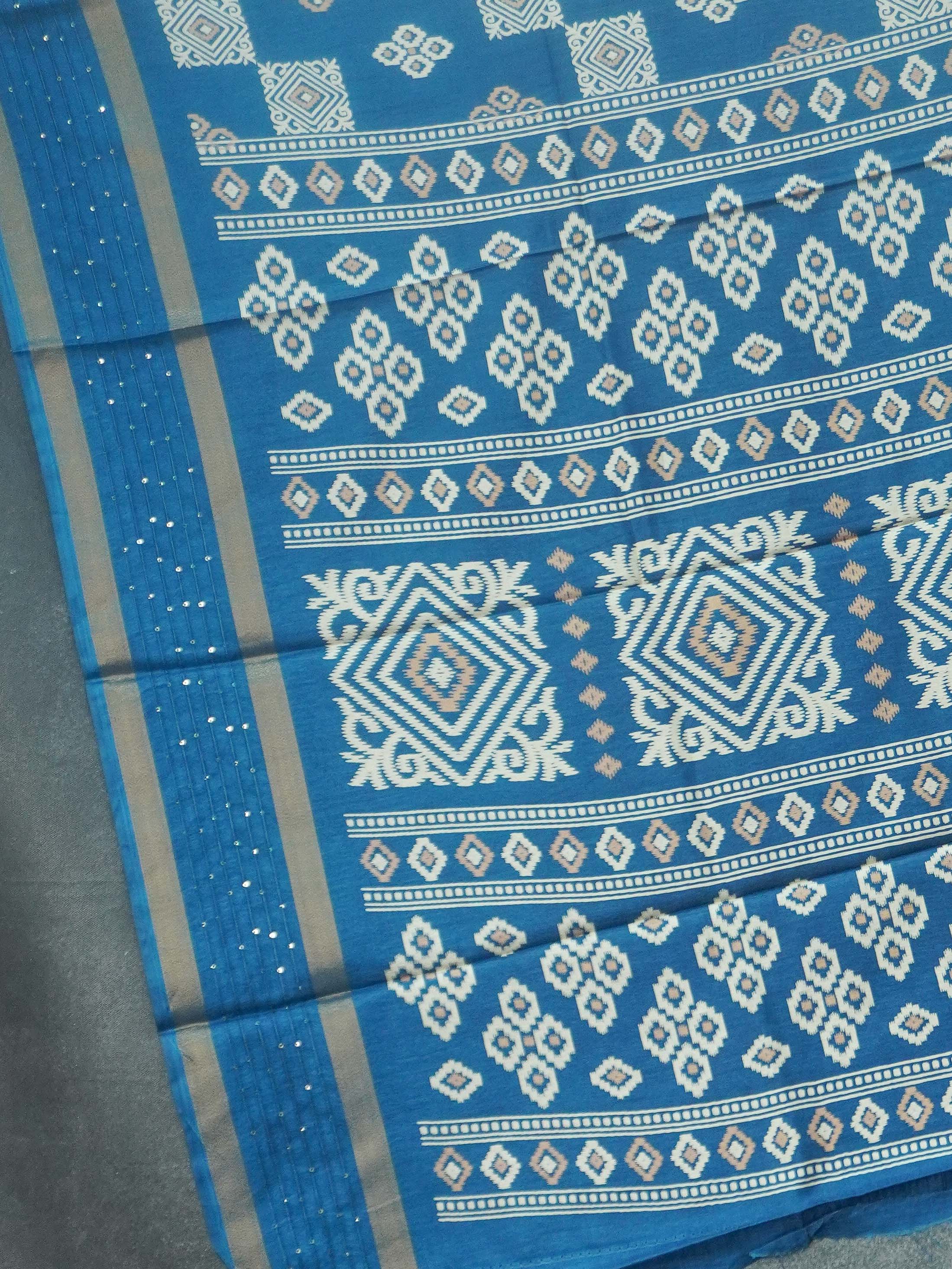 Printed Dola Saree | TTDS3431