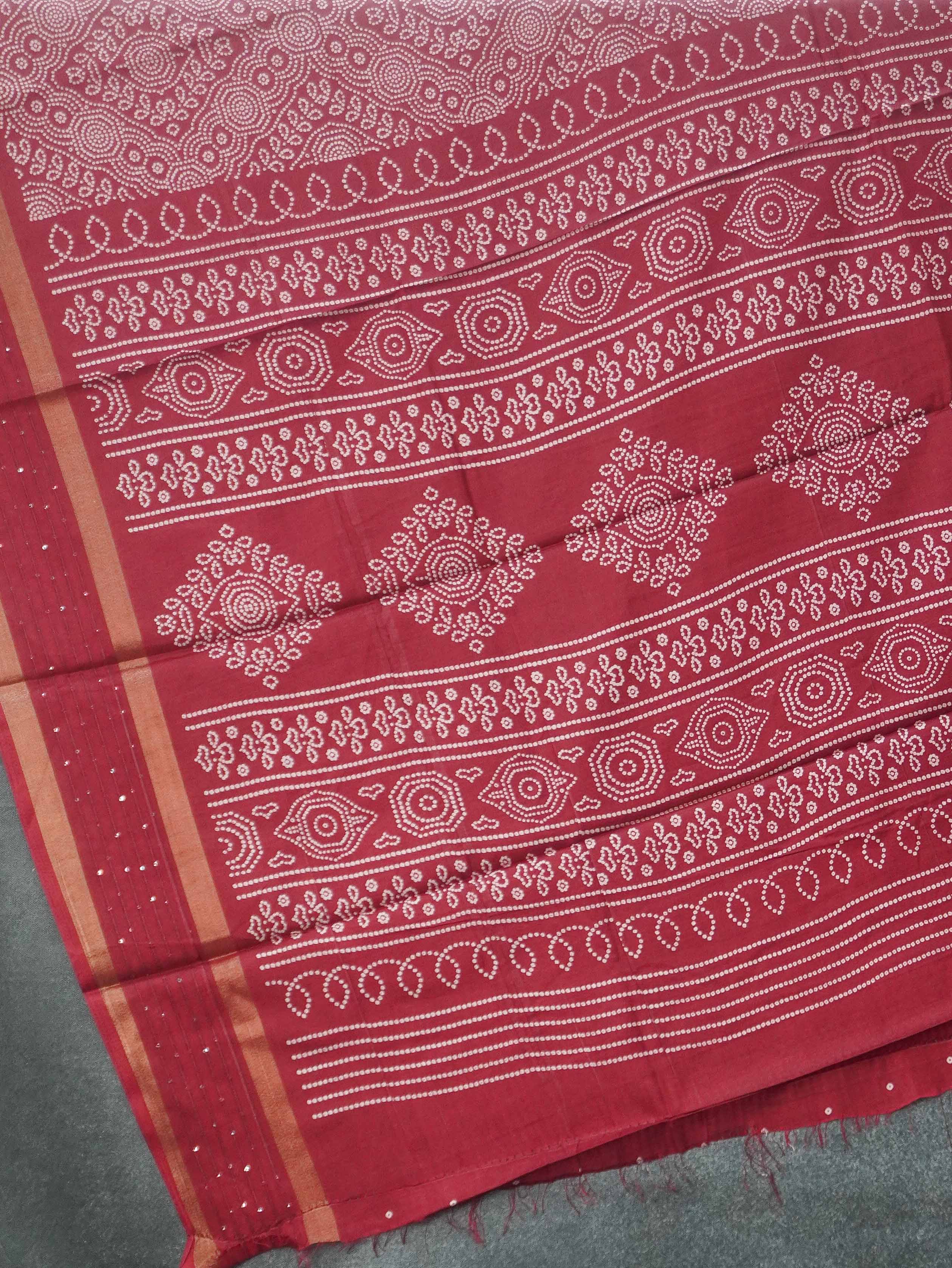 Printed Dola Saree | TTDS3430