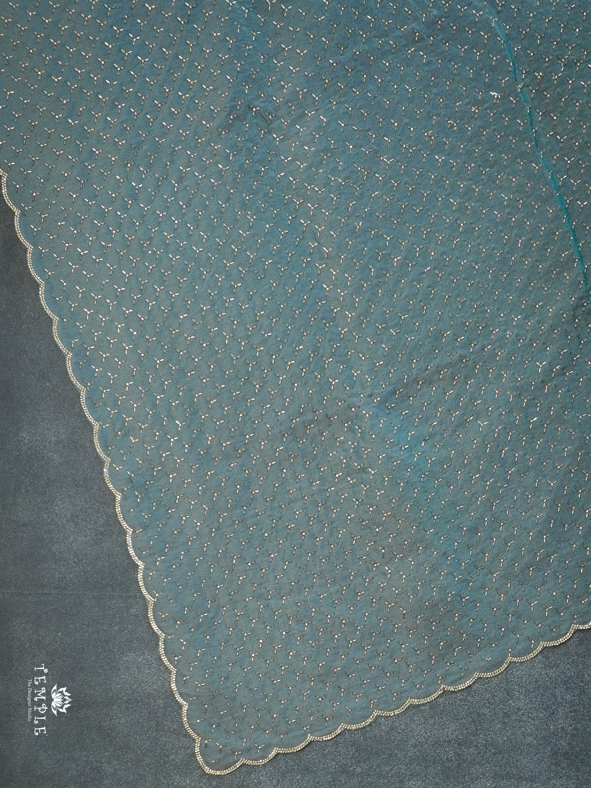 Cocktail Saree With Beads Work | TTDS2994