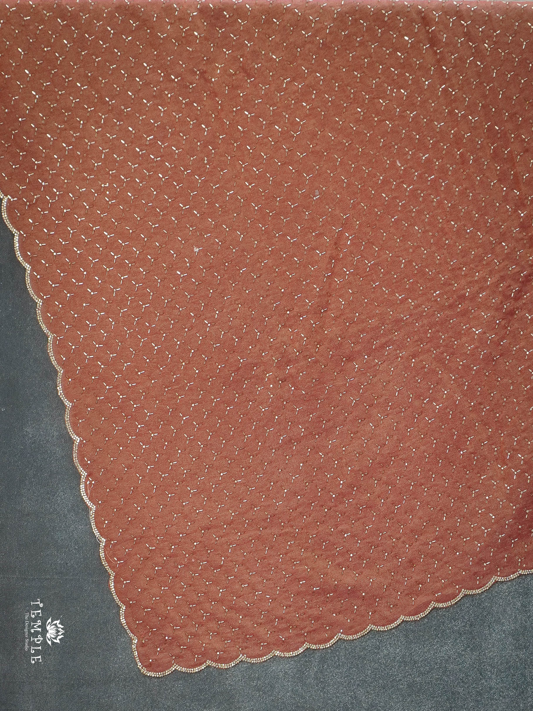 Cocktail Saree With Beads Work | TTDS2994