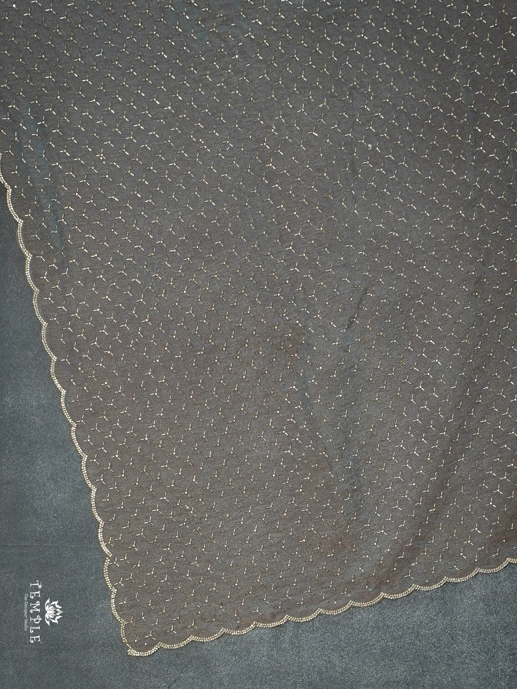 Cocktail Saree With Beads Work | TTDS2994