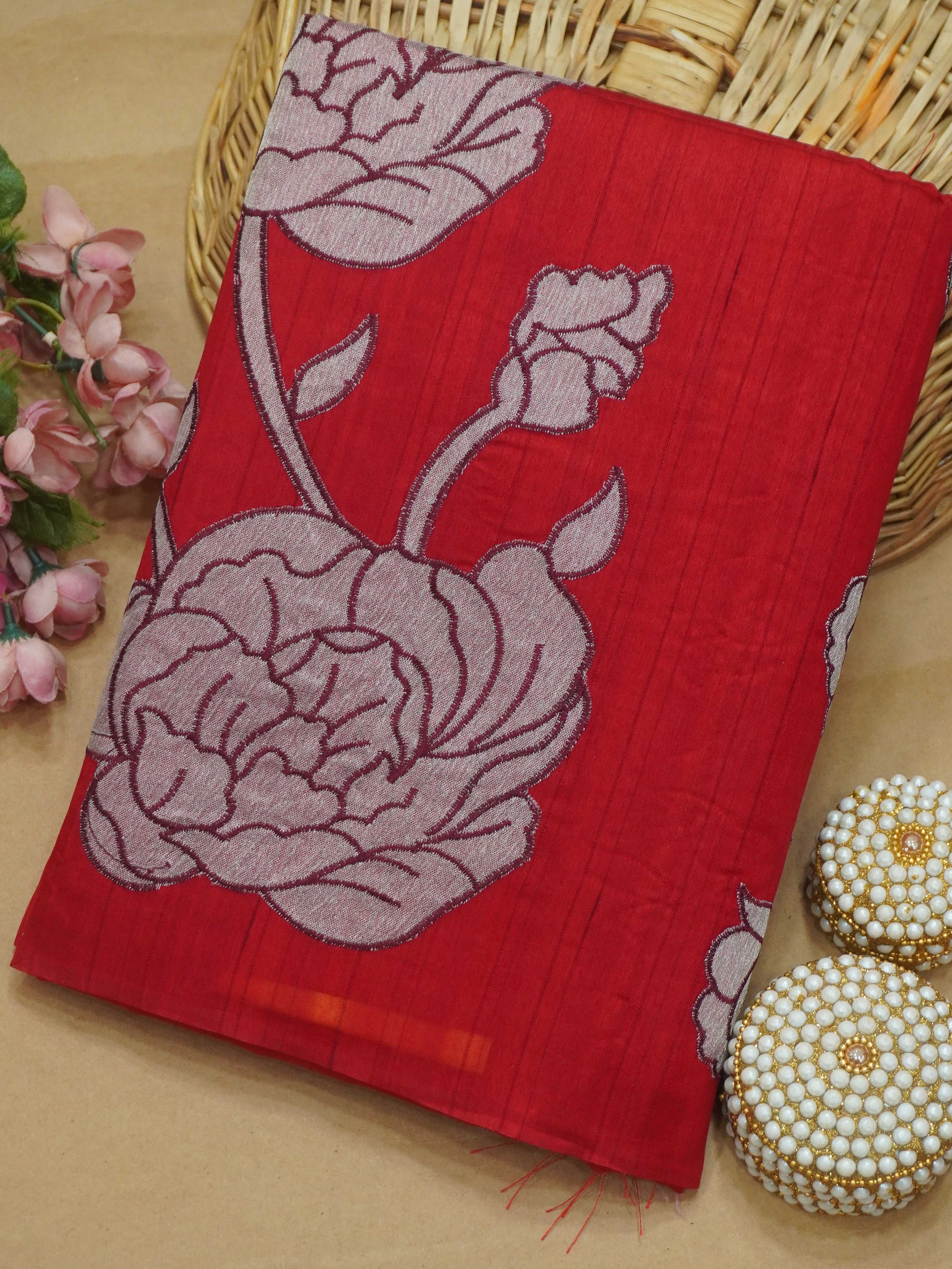 Raw Silk Saree | TTDS3447