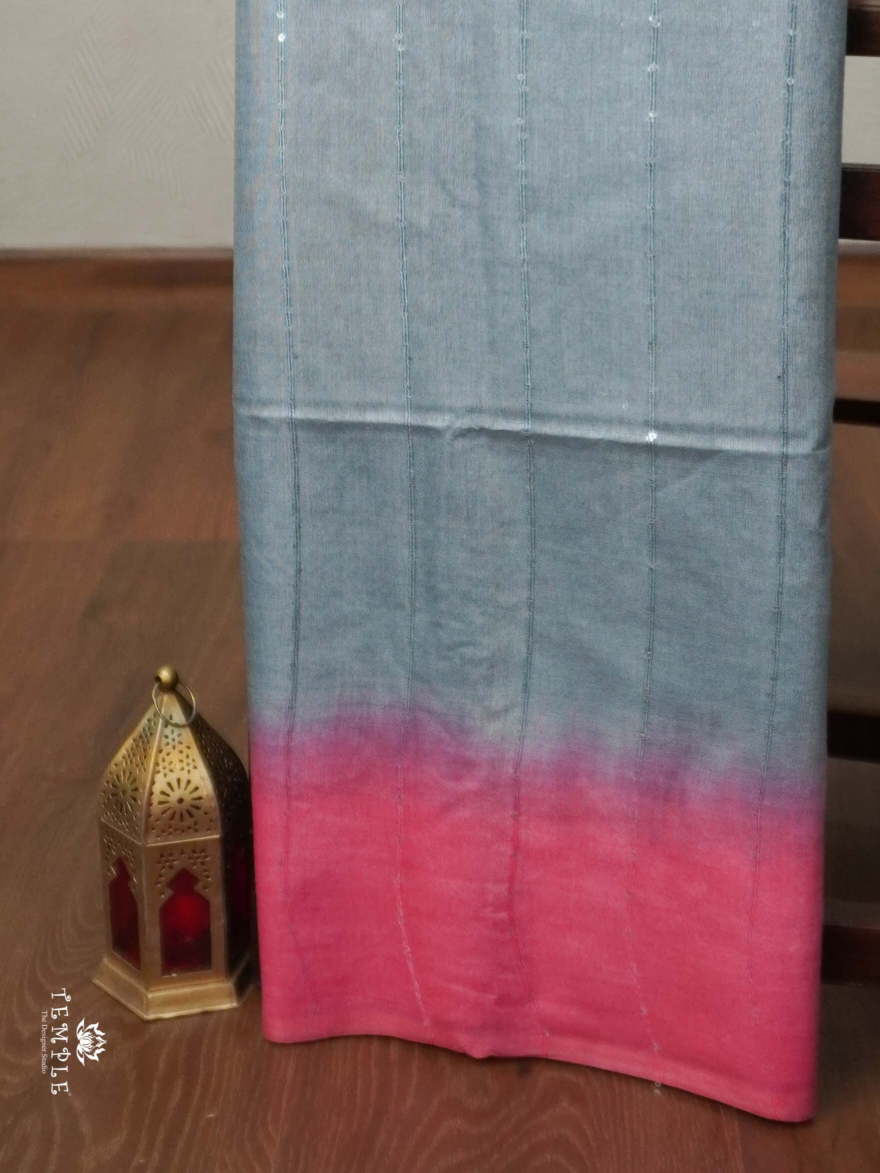 Baswada Cotton Saree With Sequins Work | TTDS2081
