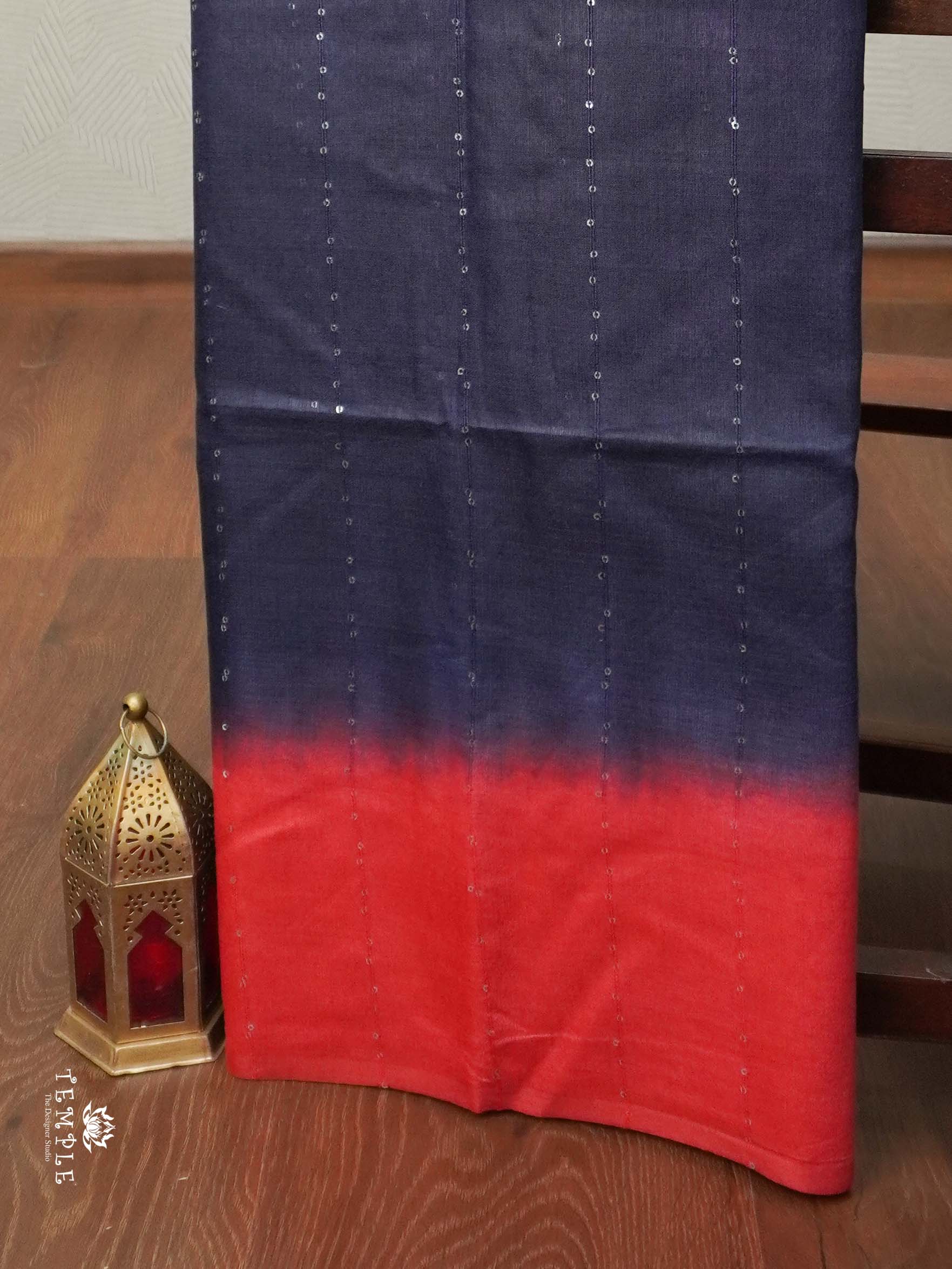 Baswada Cotton Saree With Sequins Work | TTDS2081