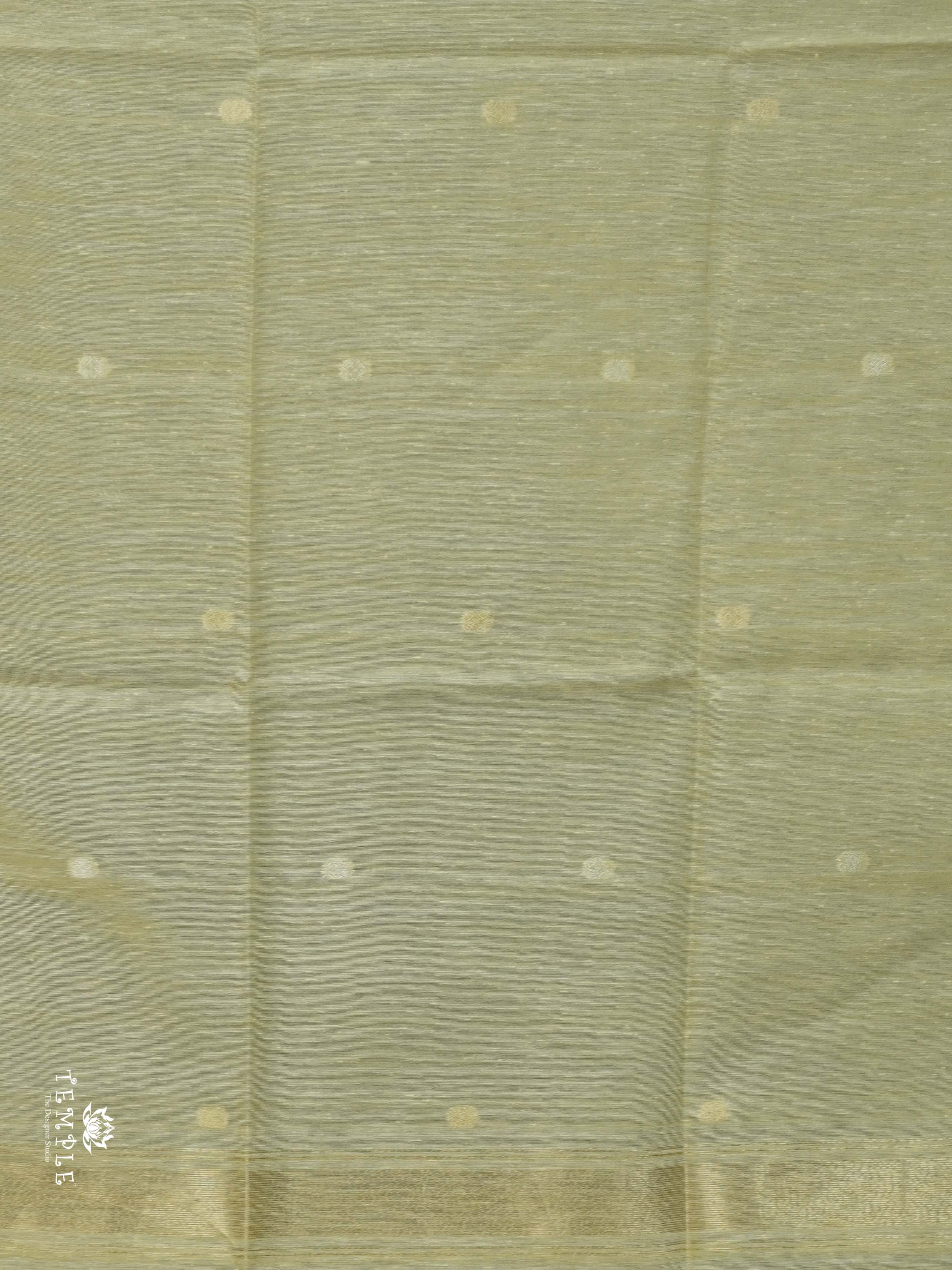 Linen Silk Saree(Yellow) | TTDS2522