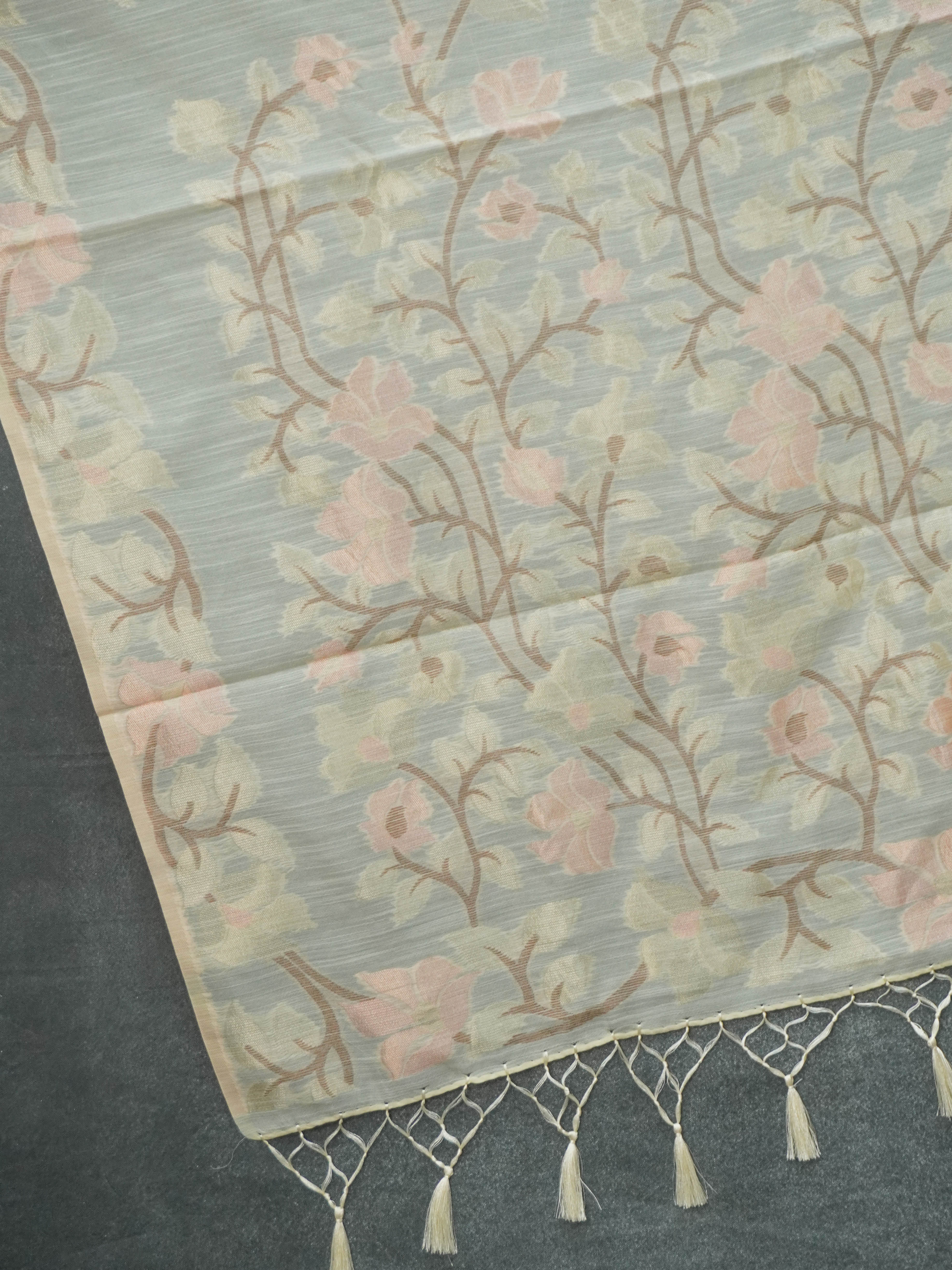 Linen Cotton Saree | TTDS3372